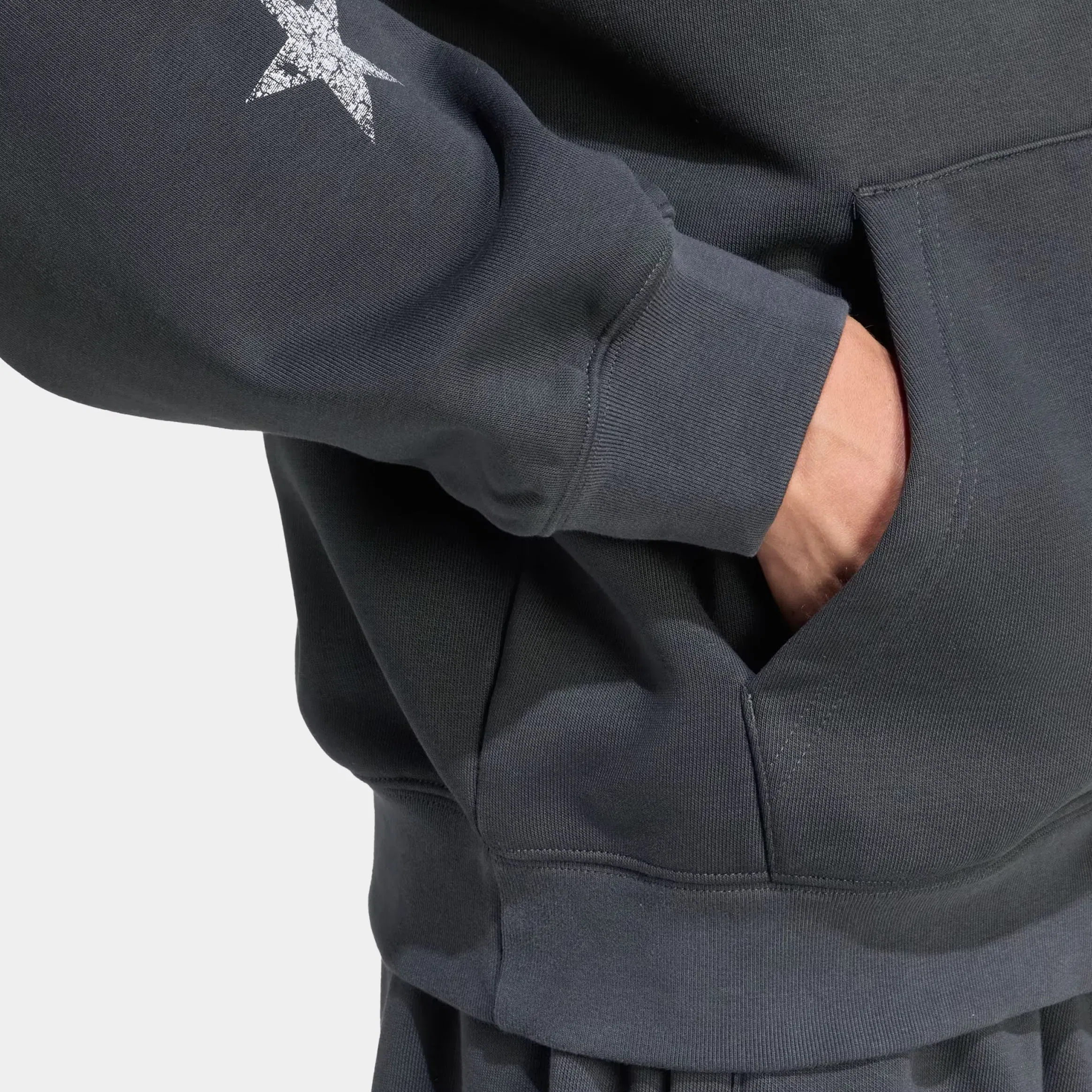 adidas Originals Department Graphic Full Zip Mens Hoodie (Carbon)