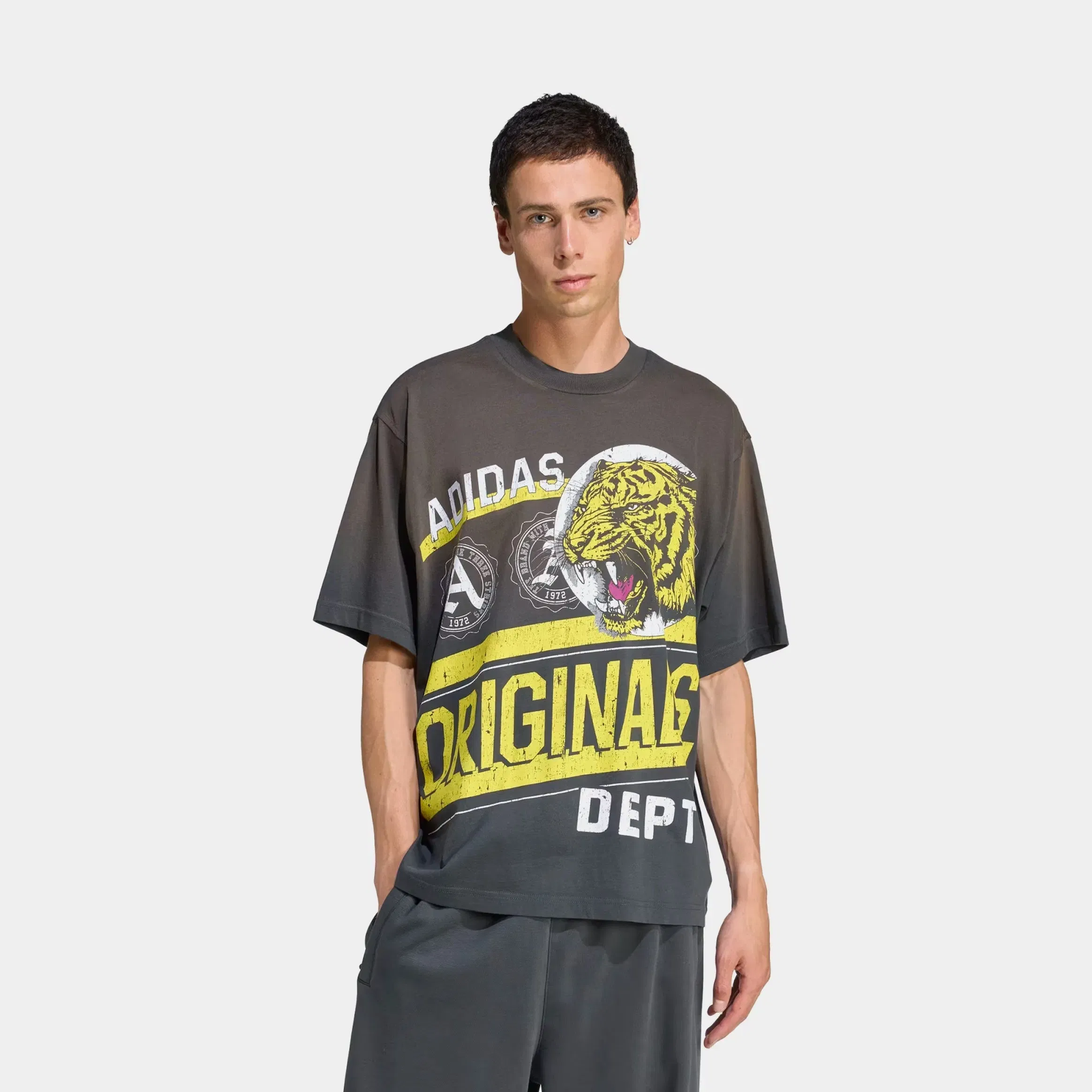adidas Originals Department Graphic Mens Short Sleeve Shirt (Cardon)