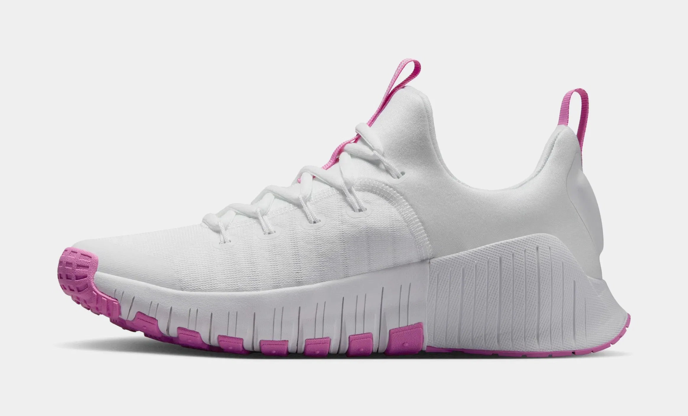 Nike Free Metcon 6 Womens Running Shoes (White/Playful Pink)