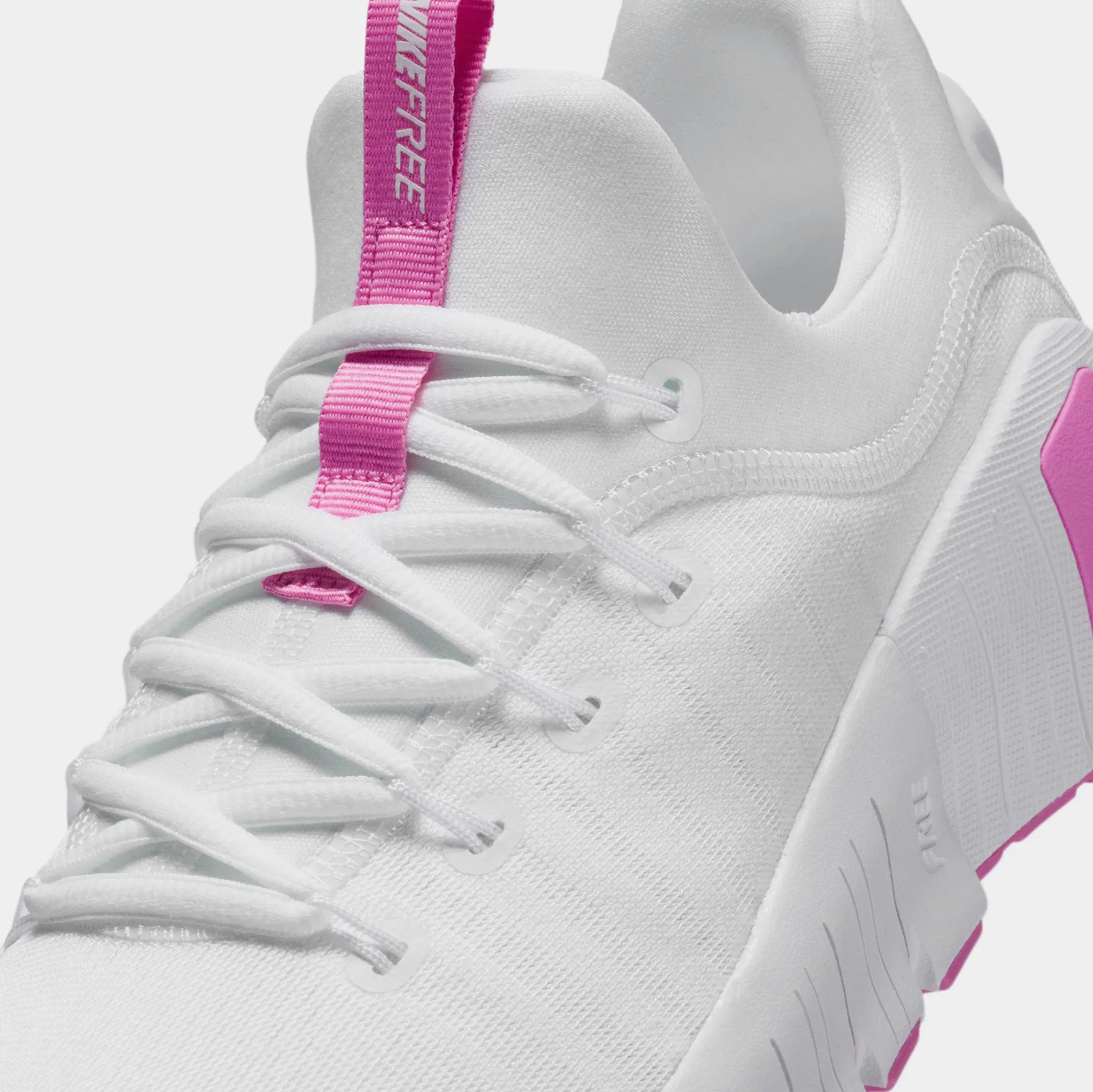 Nike Free Metcon 6 Womens Running Shoes (White/Playful Pink)