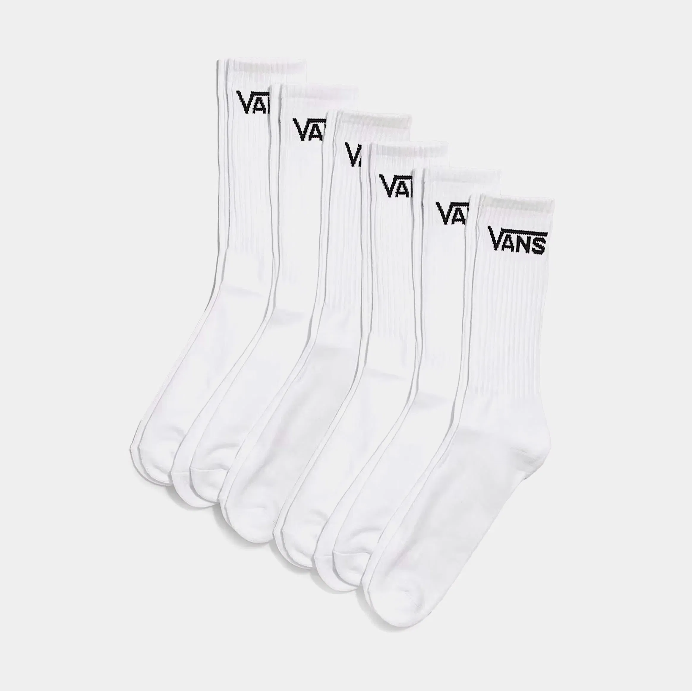 Vans Classic Crew 3Pk Mens Socks (White)