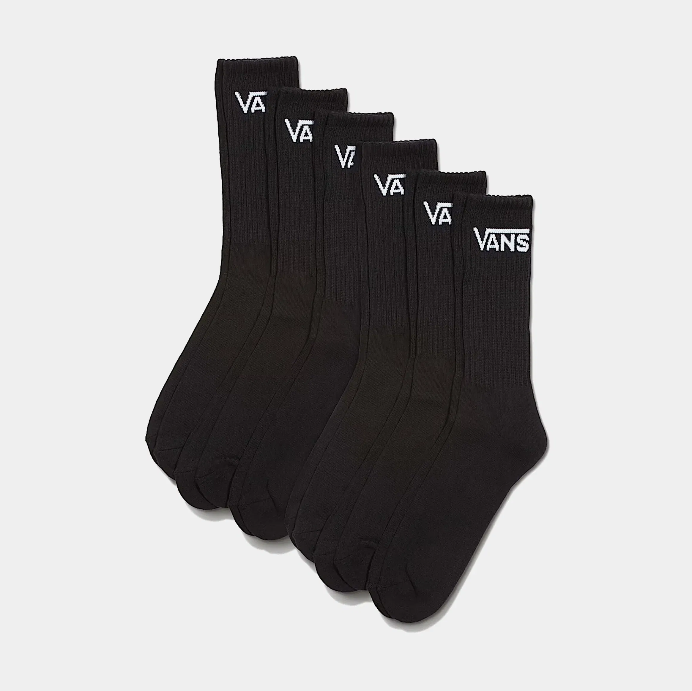 Vans Classic Crew 3Pk Mens Socks (Black)