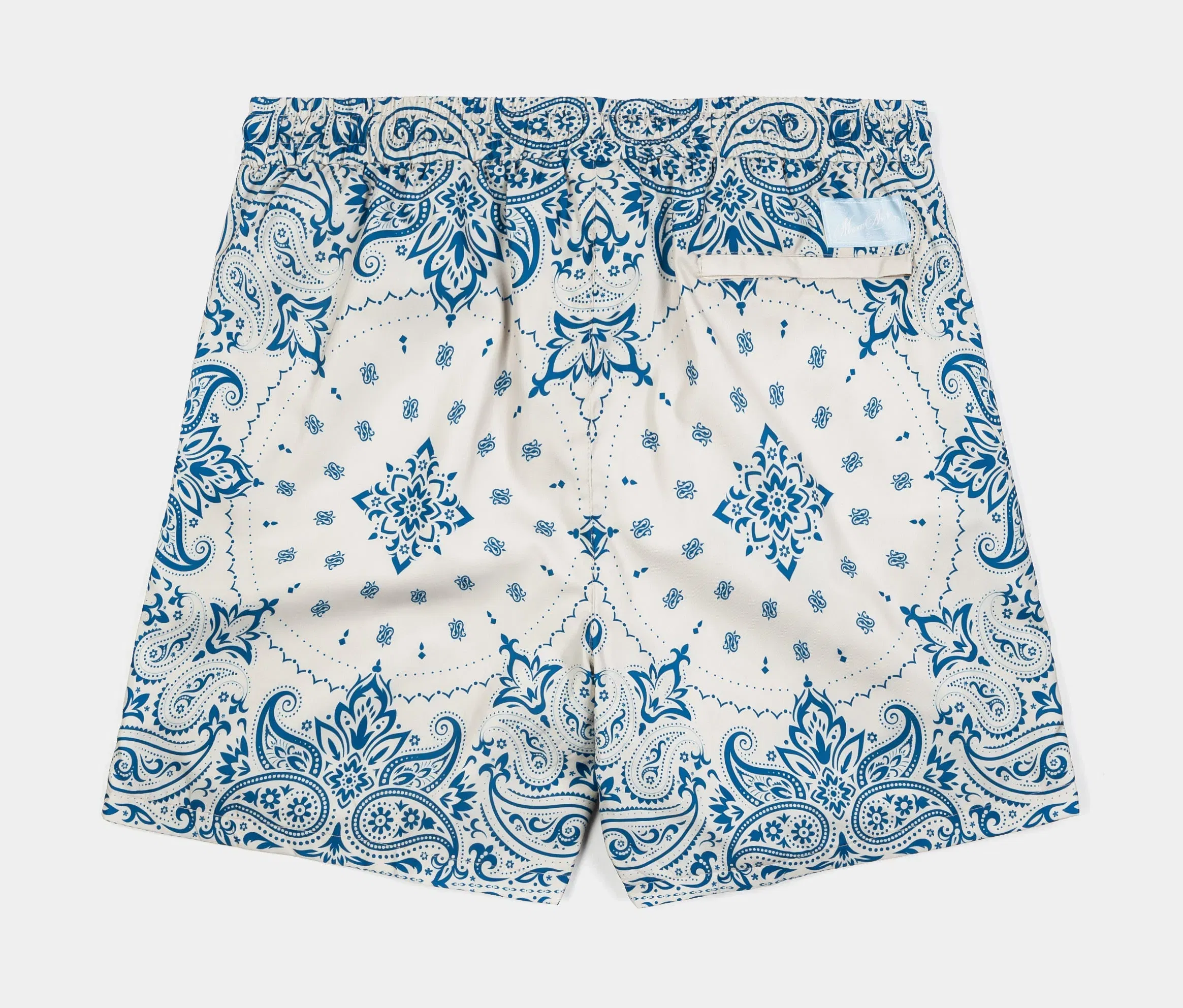 MAISON ARTICLE Bandana Hybrid Mens Shorts (Blue/Beige)