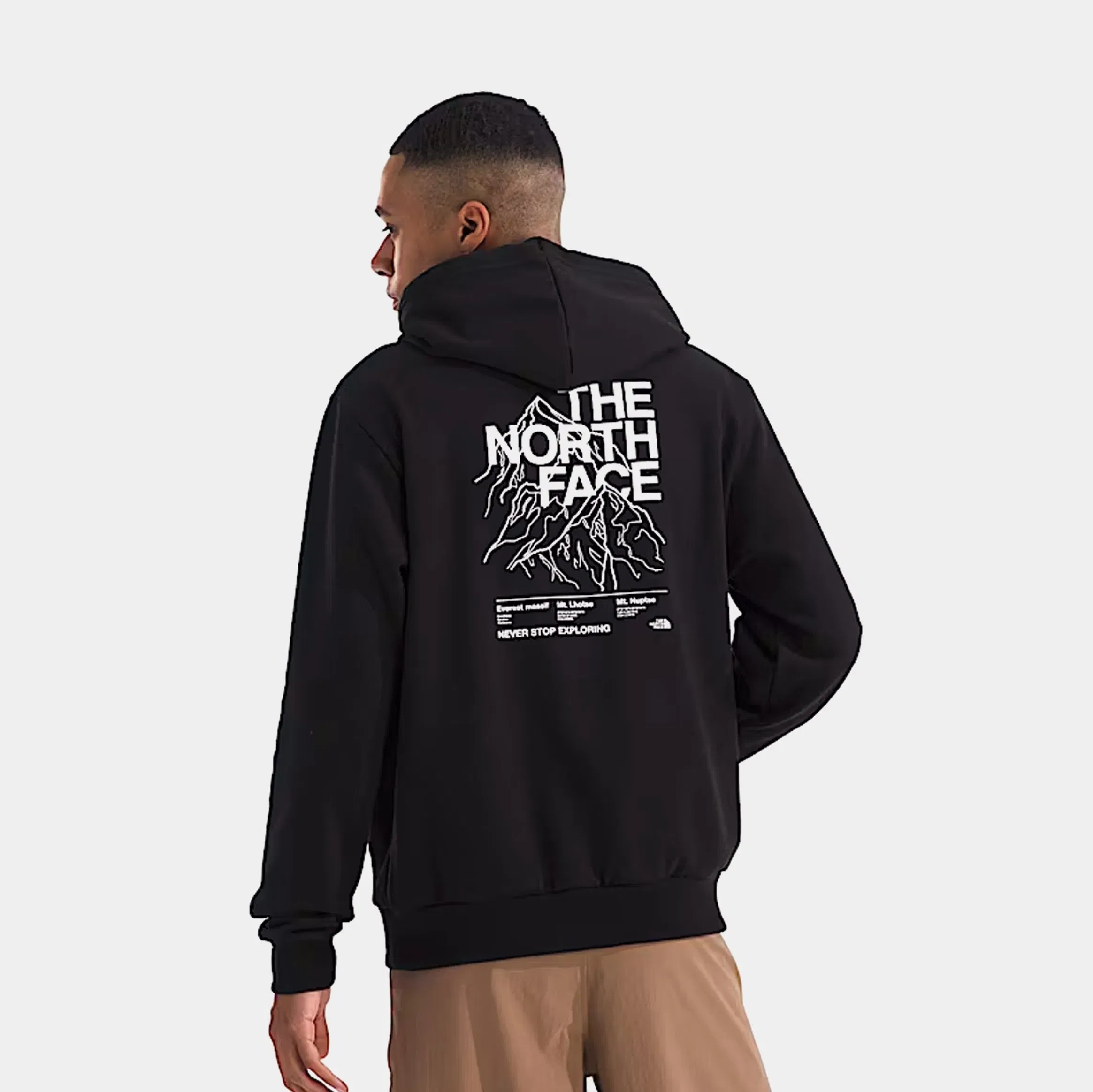 The North Face Evolution Half Dome Graphic Pullover Mens Hoodie (TNF Black)