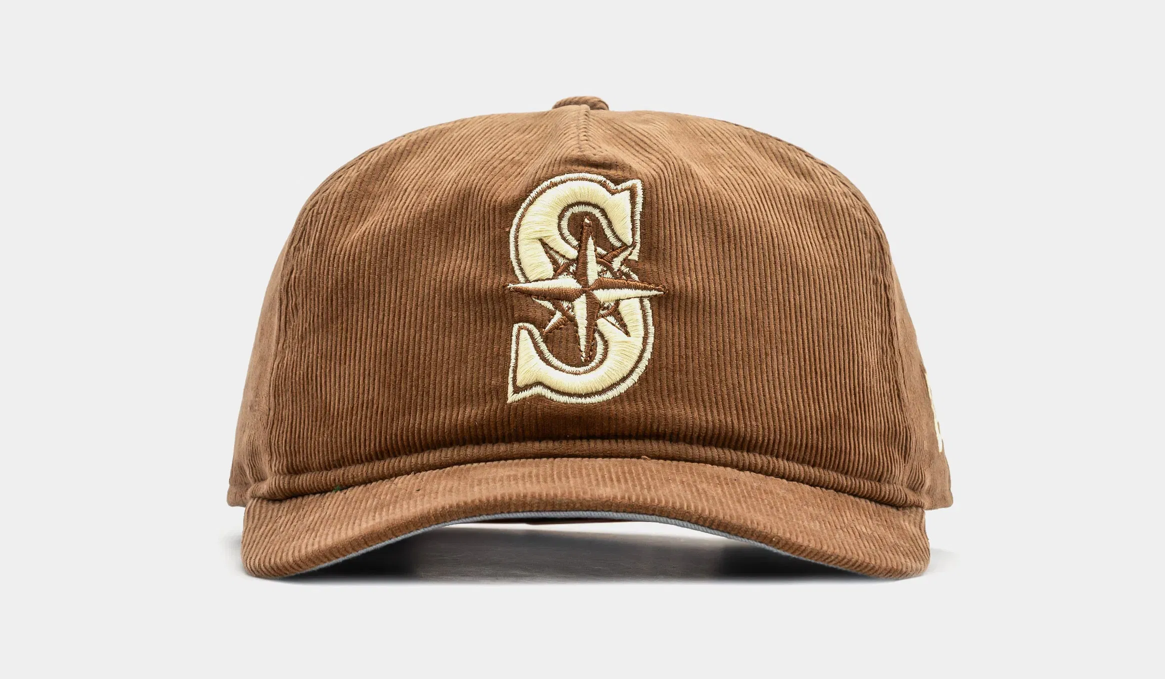 New Era Seattle Mariners Golfer Snapback Mens Hat (Brown/White)