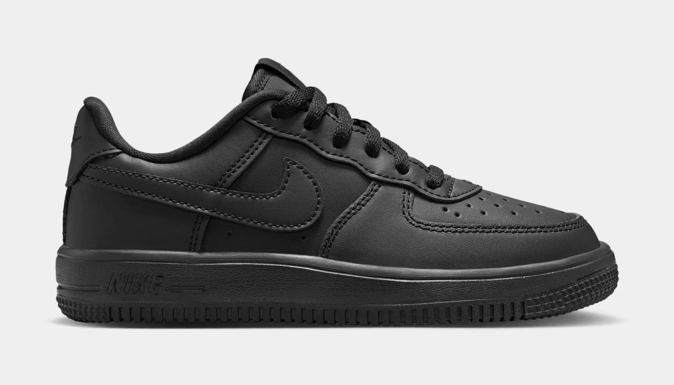 Nike Air Force 1 Low Preschool Lifestyle Shoes (Black)