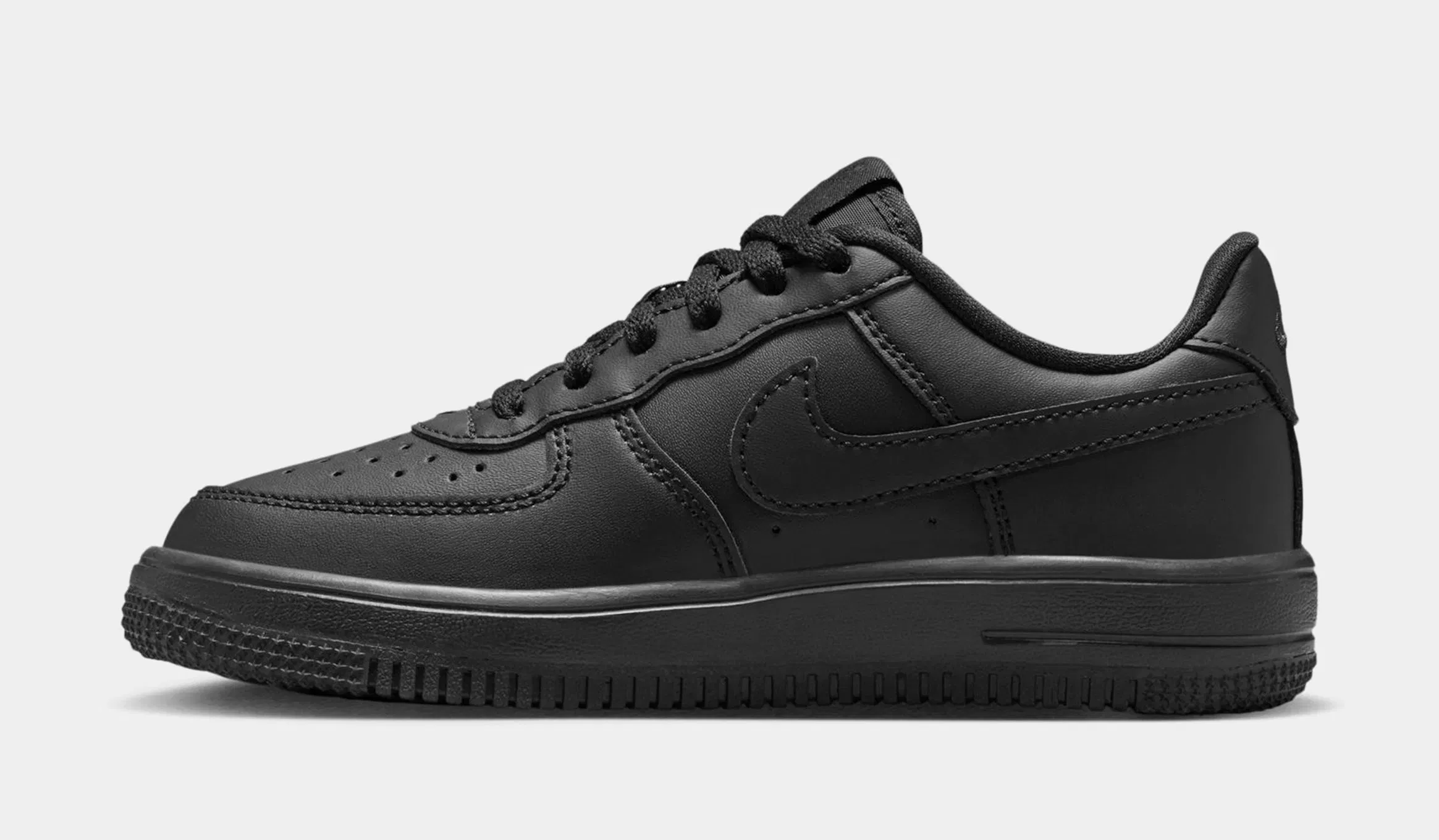 Nike Air Force 1 Low Preschool Lifestyle Shoes (Black)