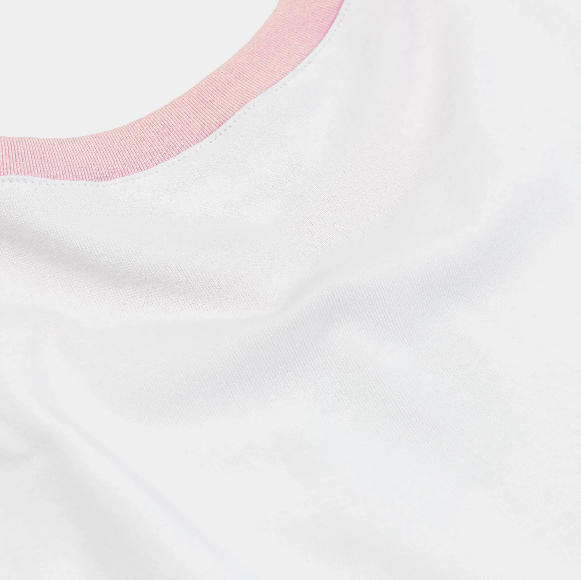 Juicy Couture Tennis Baby Tee Womens Short Sleeve Shirt (White/Pink)