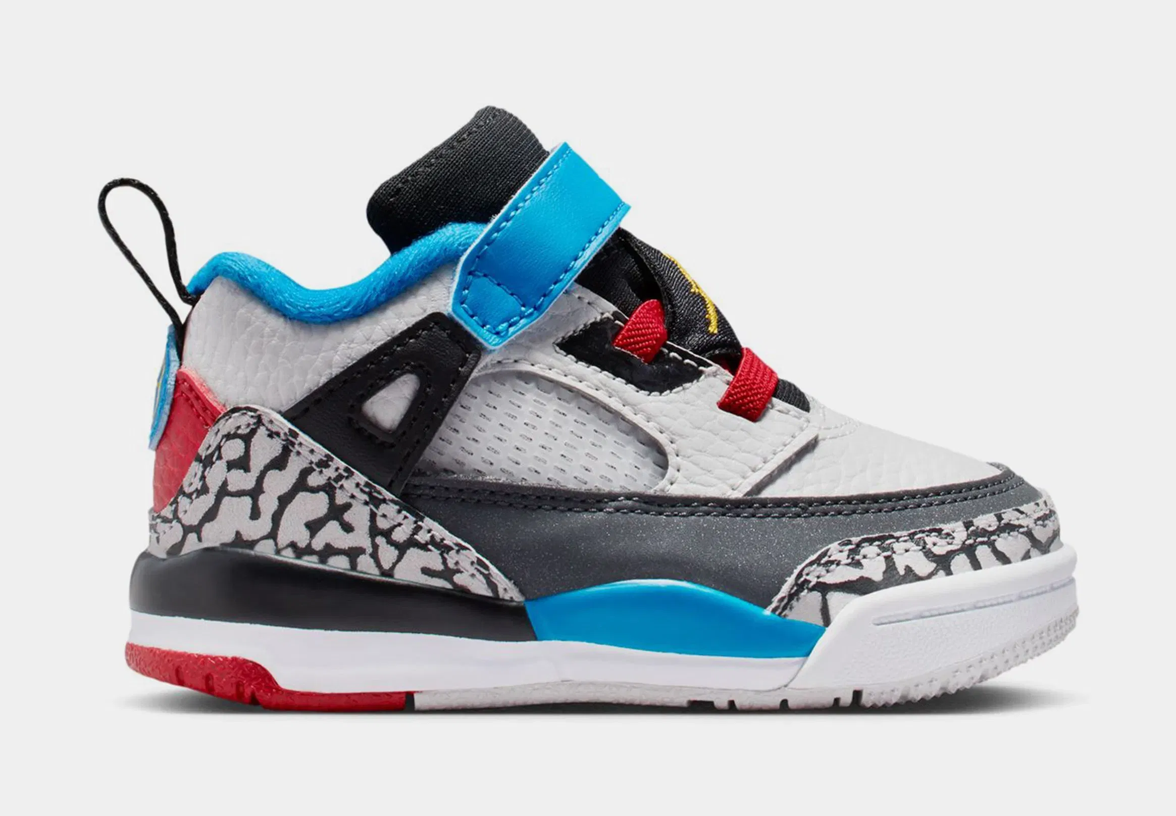Air Jordan Spizike Low SE Infant Toddler Basketball Shoes ( Neutral Grey/Surf Blue/Dark Shadow/Varsity Maize)