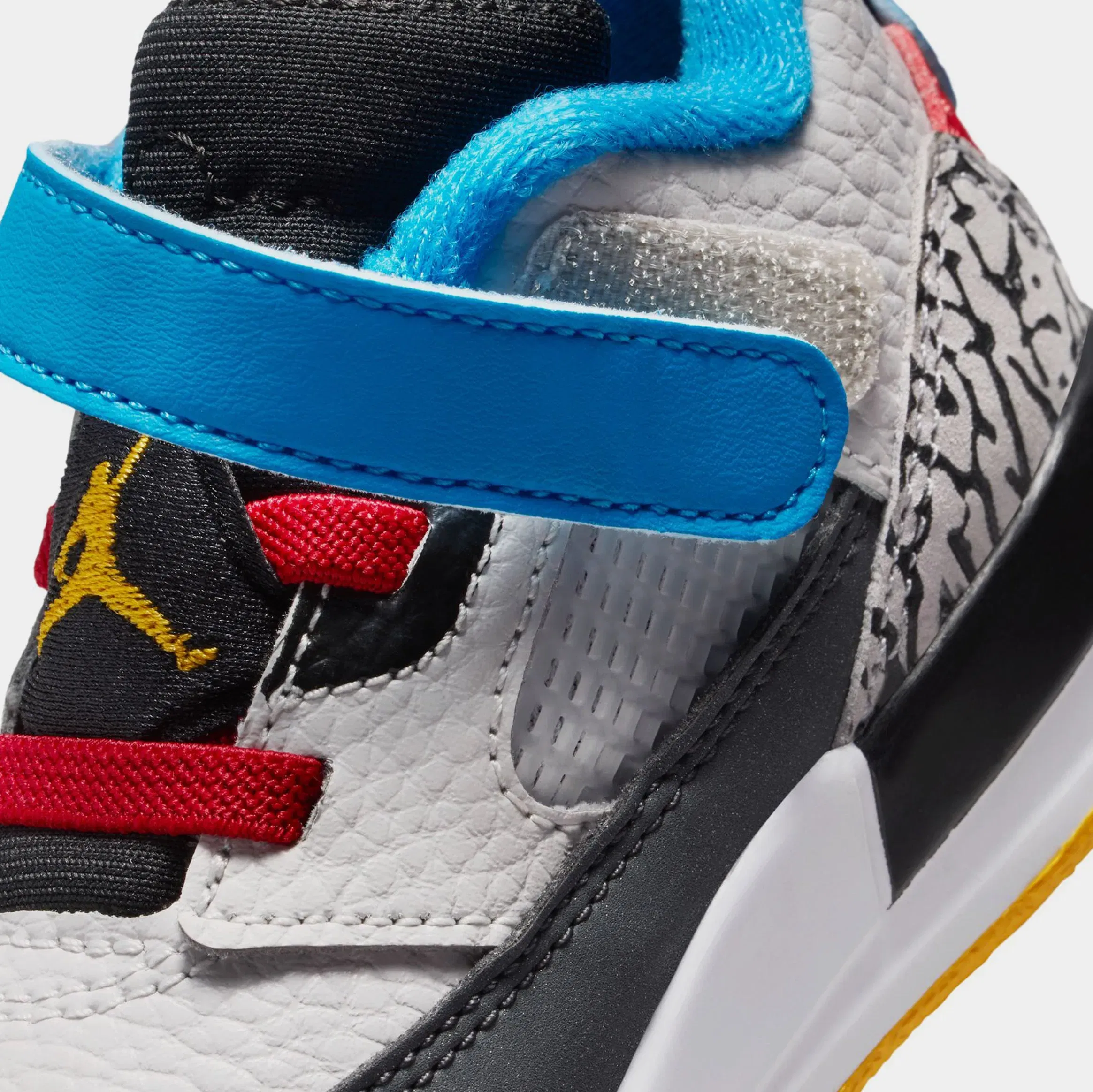 Air Jordan Spizike Low SE Infant Toddler Basketball Shoes ( Neutral Grey/Surf Blue/Dark Shadow/Varsity Maize)