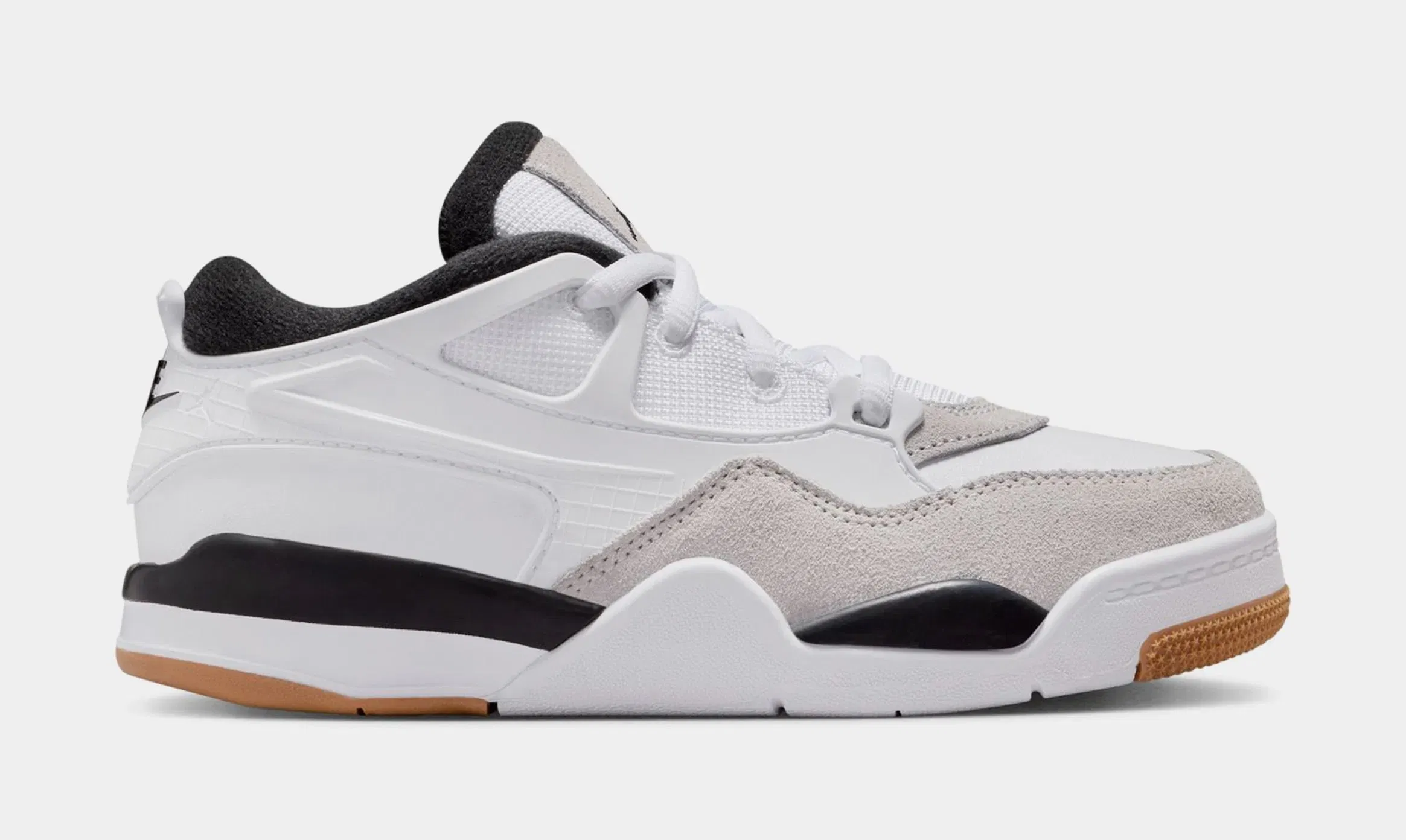 Air Jordan 4 RM Preschool Lifestyle Shoes (White/Black)