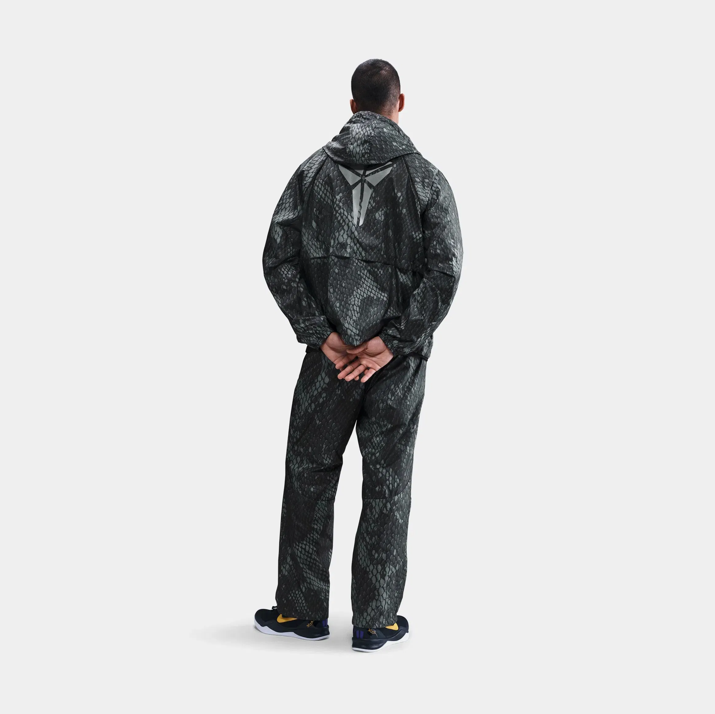 Nike Kobe Zip Up Woven Mens Jacket (Black/Silver)