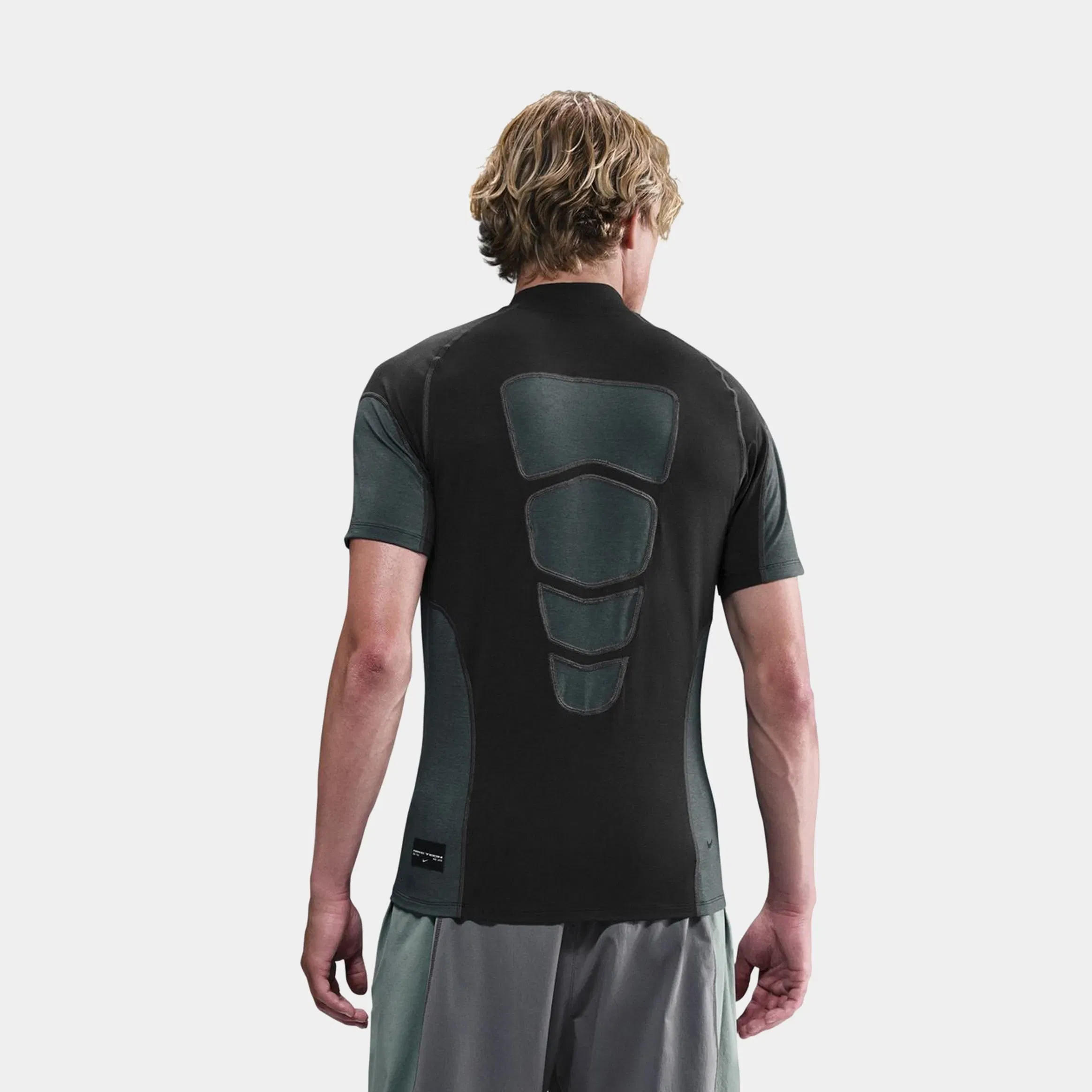 Nike Tech Dri Fit Base Layer Mens Short Sleeve Shirt (Black/Anthracite/Anthracite/Black)