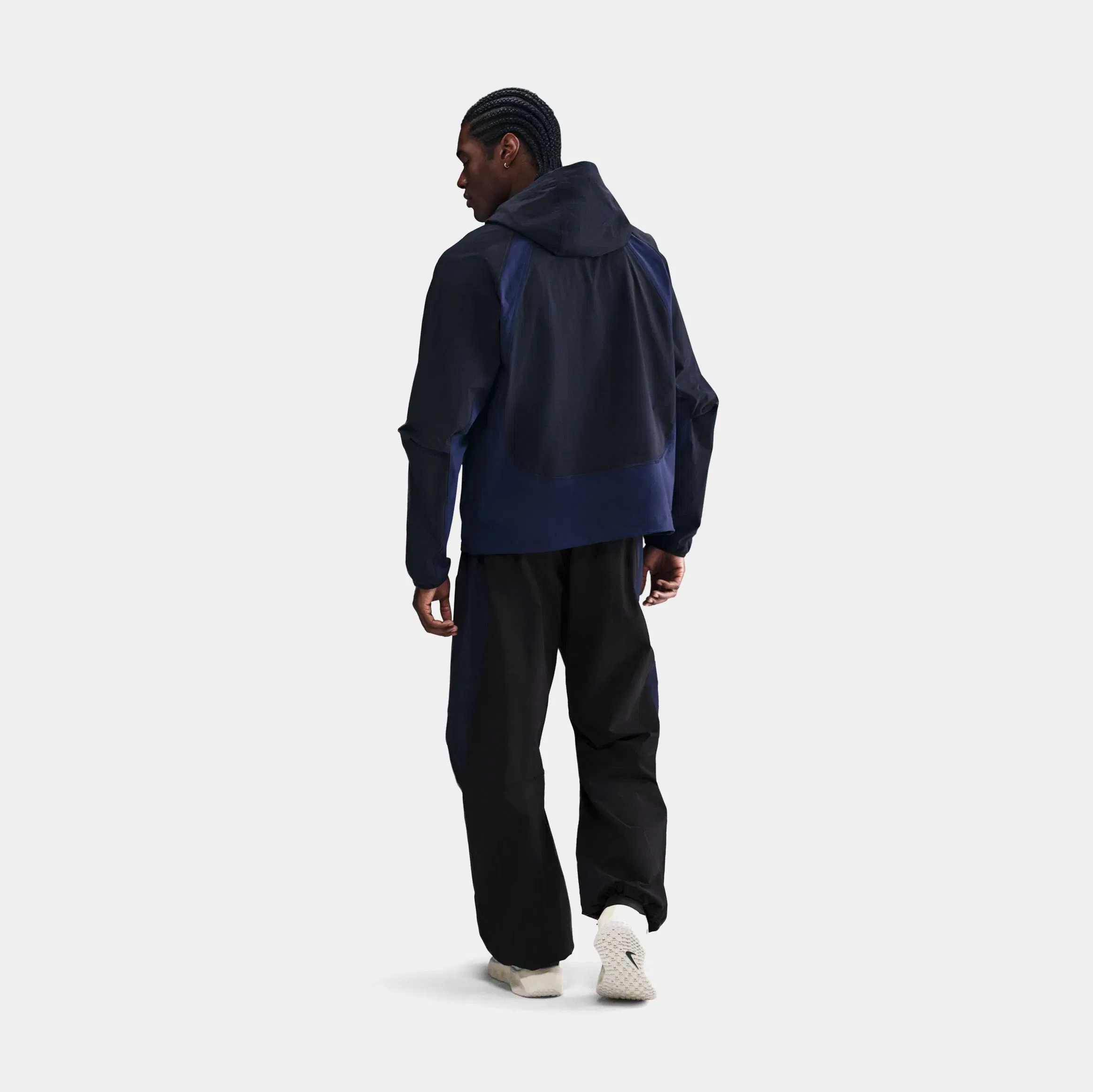 Nike Tech Dri Fit Woven Oversized Mens Pants (Cave Stone/Cool Grey/Black)