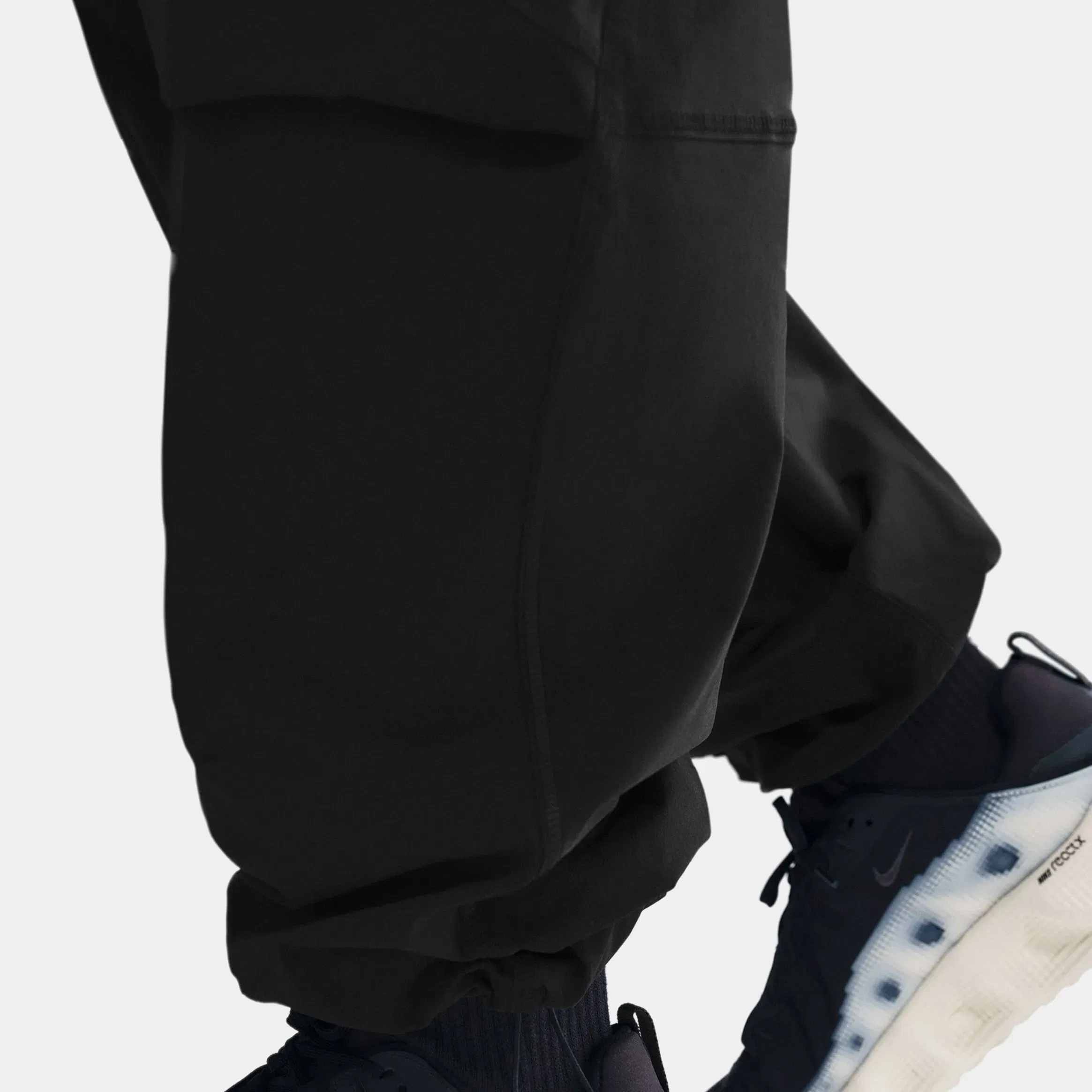 Nike Tech Dri Fit Woven Oversized Mens Pants (Cave Stone/Cool Grey/Black)