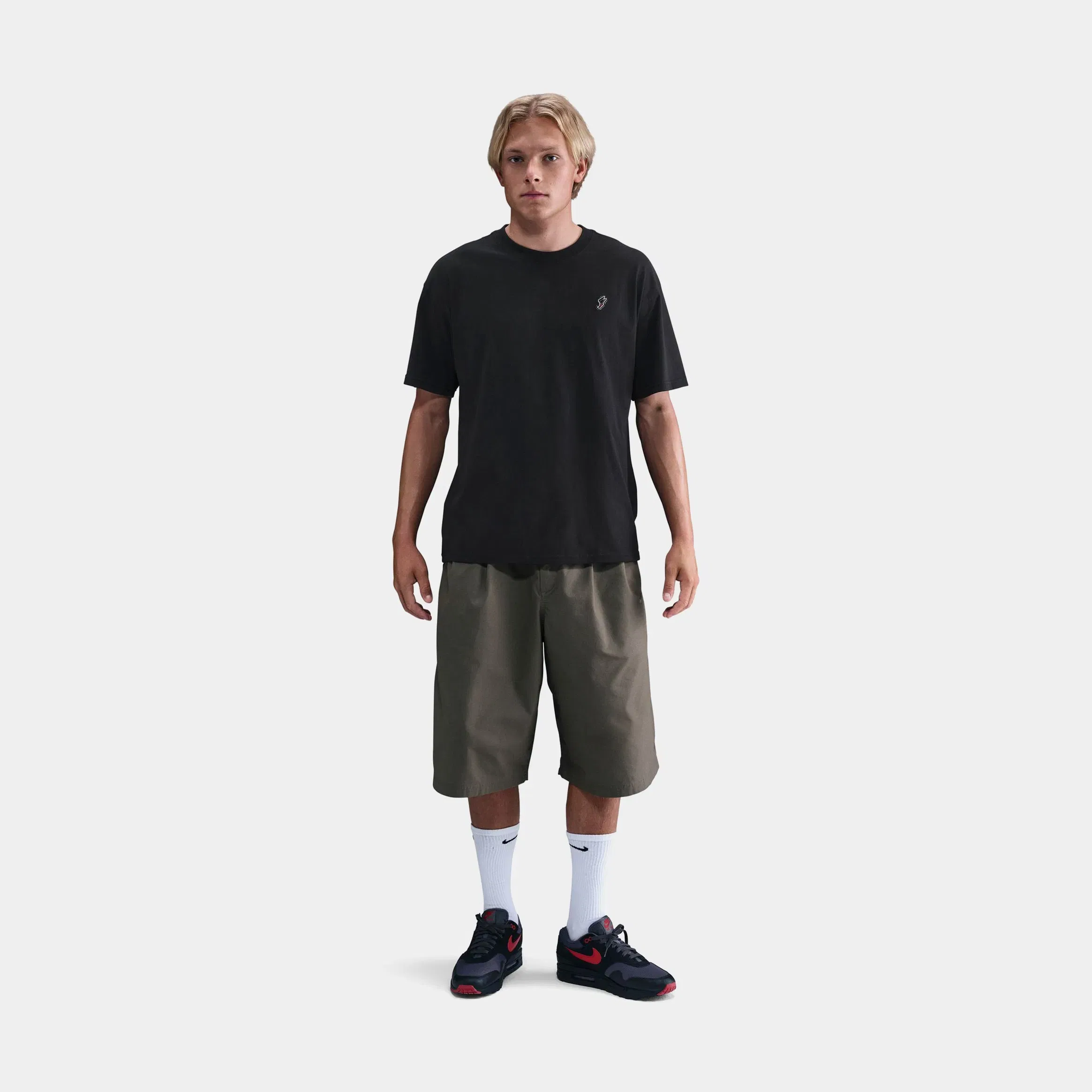 Nike Max90 BTS25 Mens Short Sleeve Shirt (Black/Off Noir)