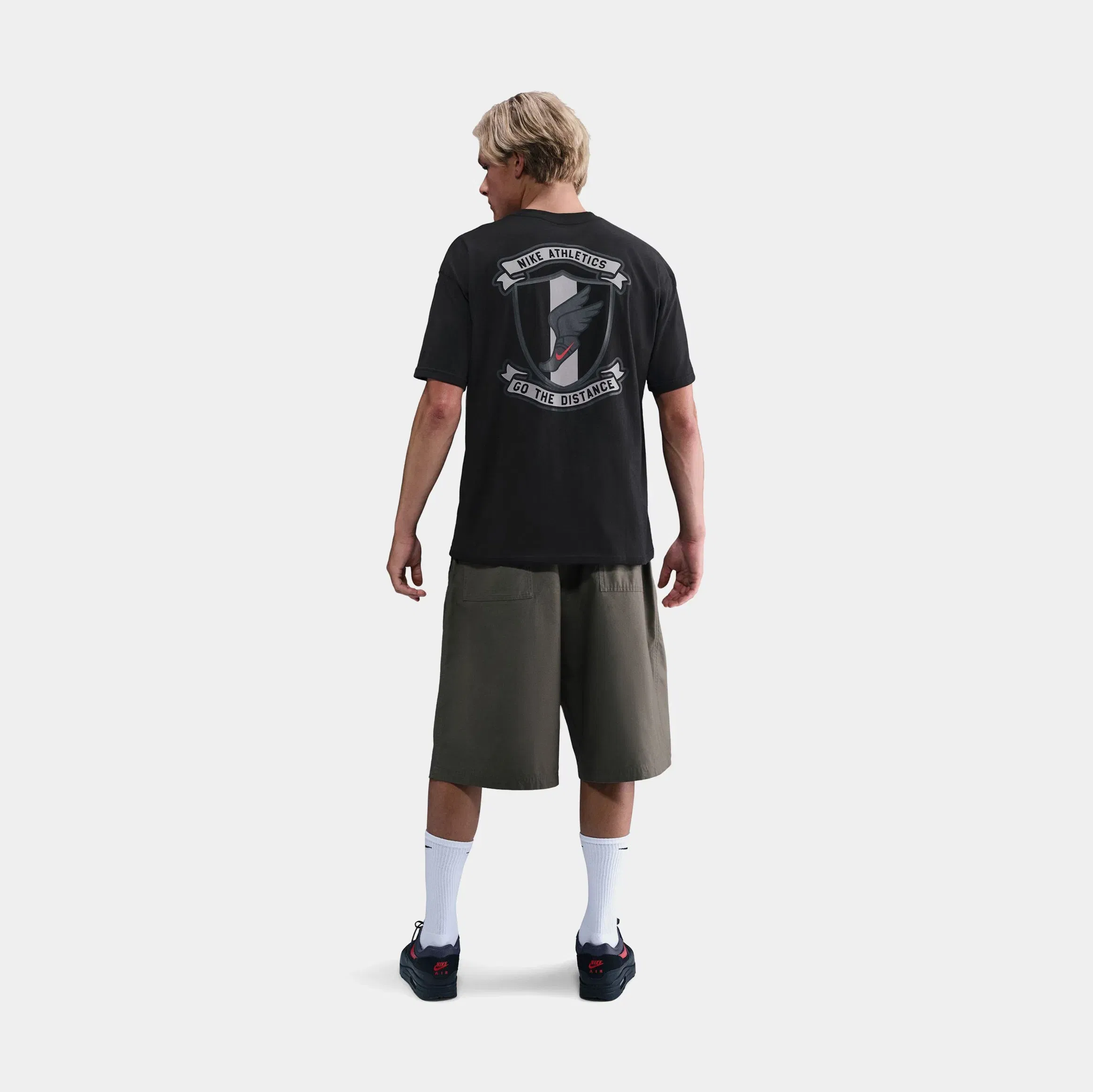 Nike Max90 BTS25 Mens Short Sleeve Shirt (Black/Off Noir)