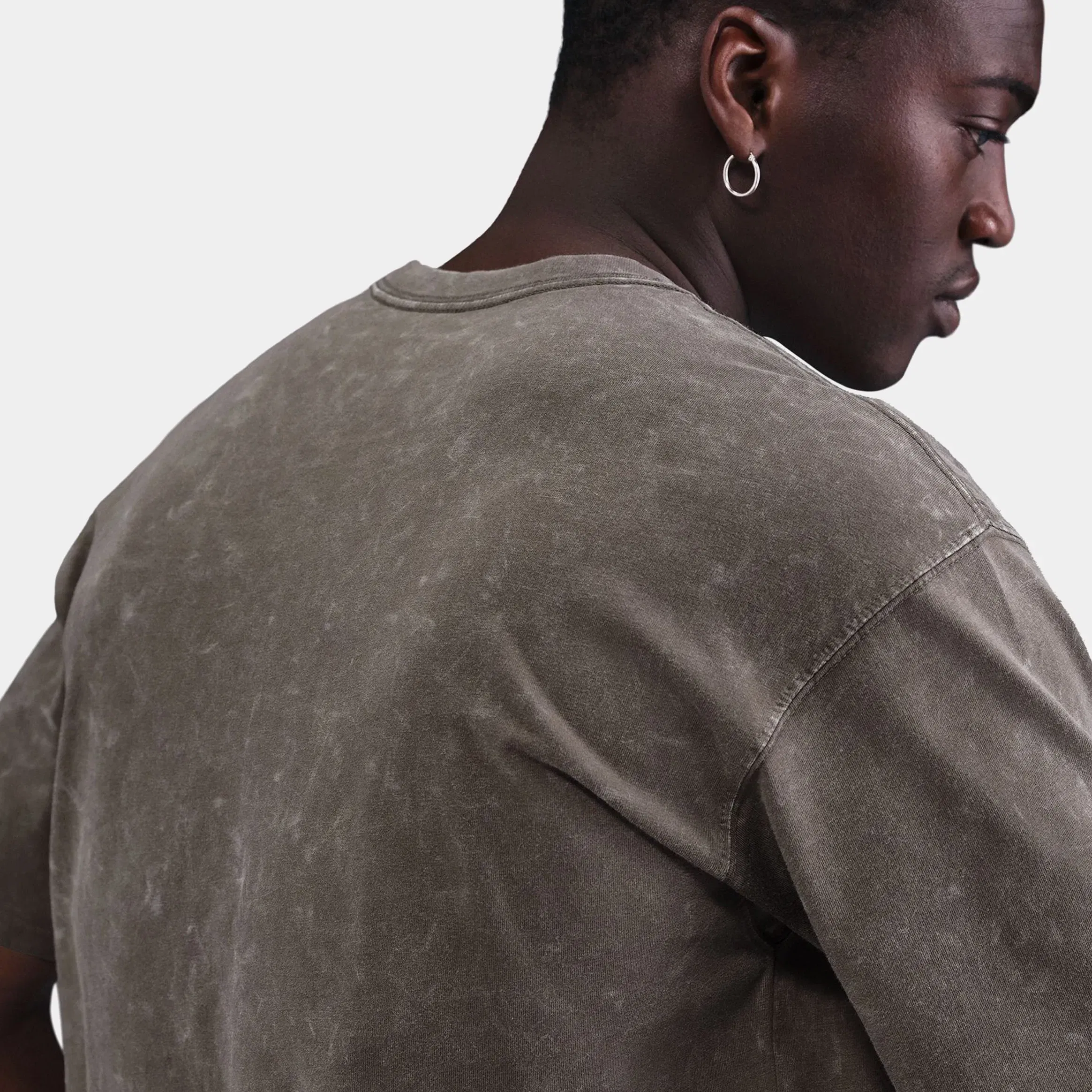 Nike NSW Max 90 Mens Short Sleeve Shirt (Brown/Cave Stone)