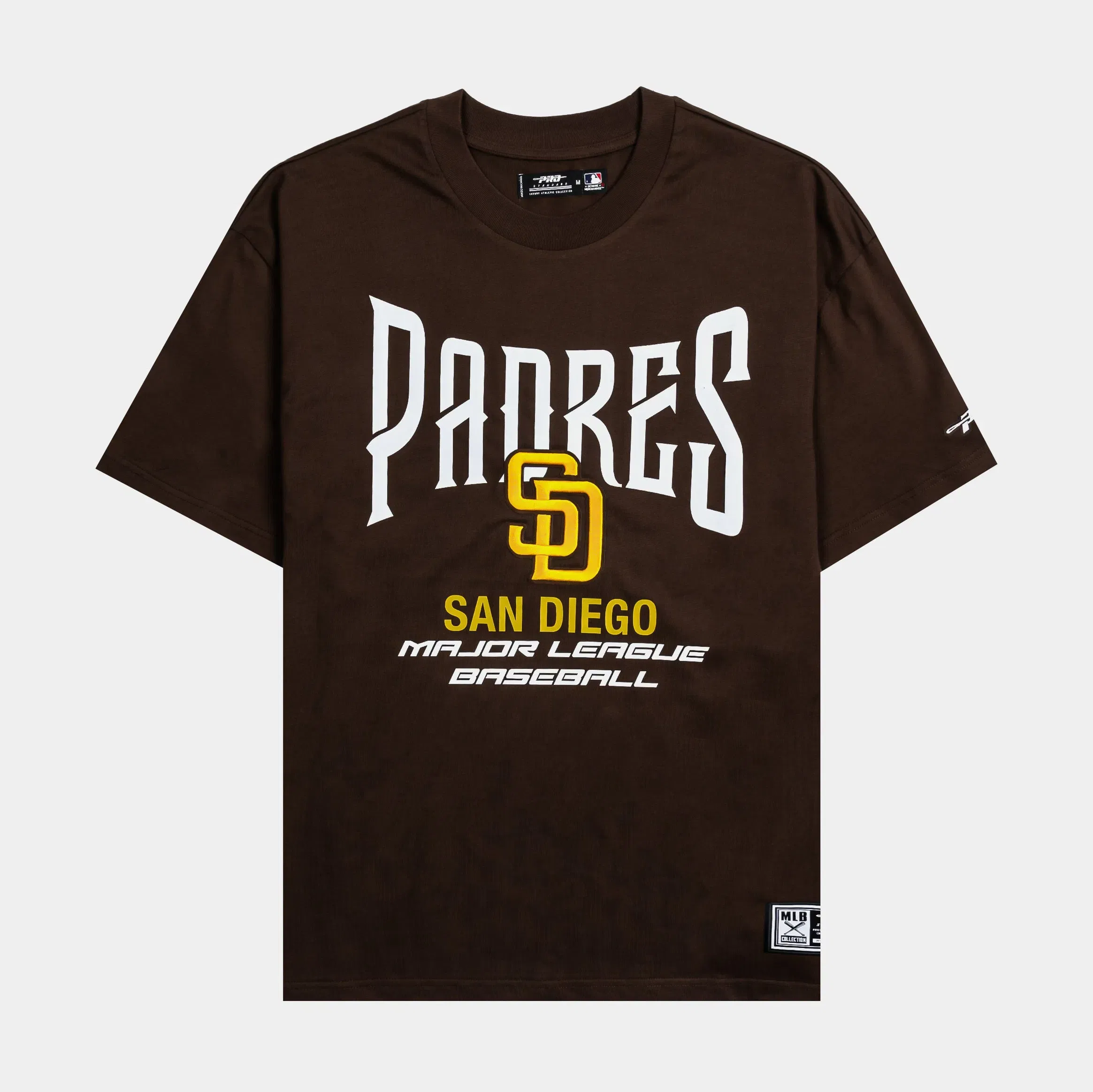 PRO STANDARD San Diego Padres City Tour Mens Short Sleeve Shirt (Brown/Yellow)