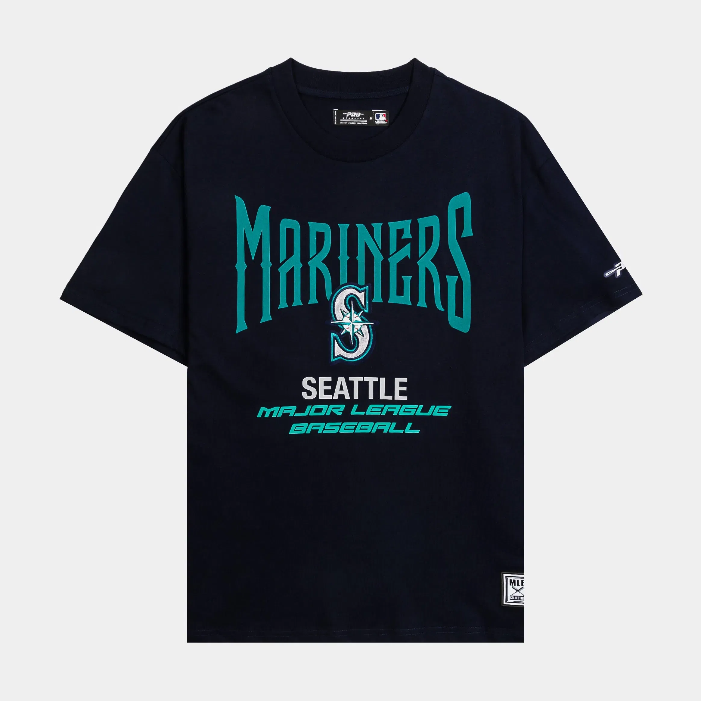PRO STANDARD Seattle Mariners City Tour Mens Short Sleeve Shirt (Navy/Blue)