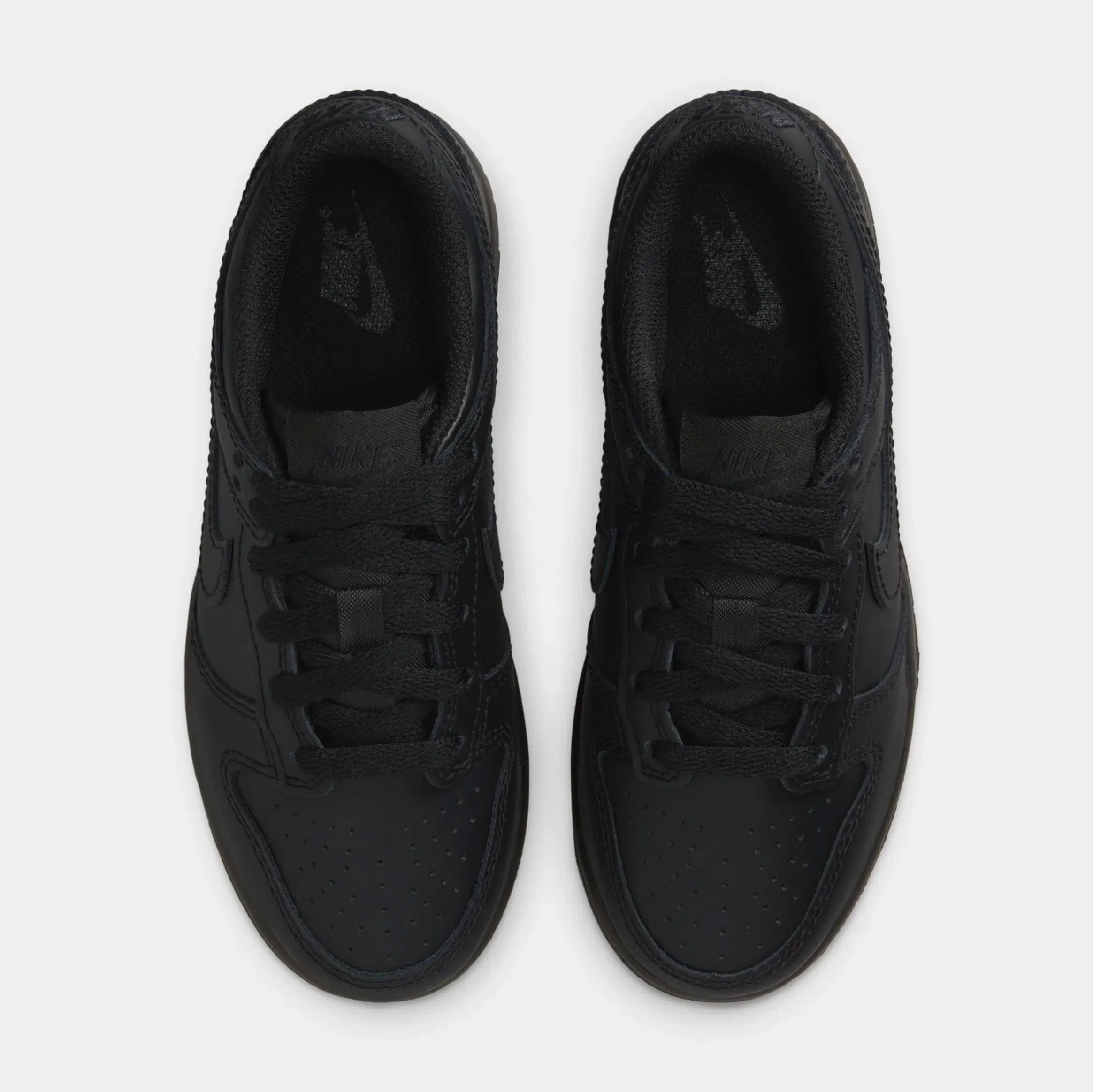 Nike Dunk Low Preschool Lifestyle Shoes (Triple Black)