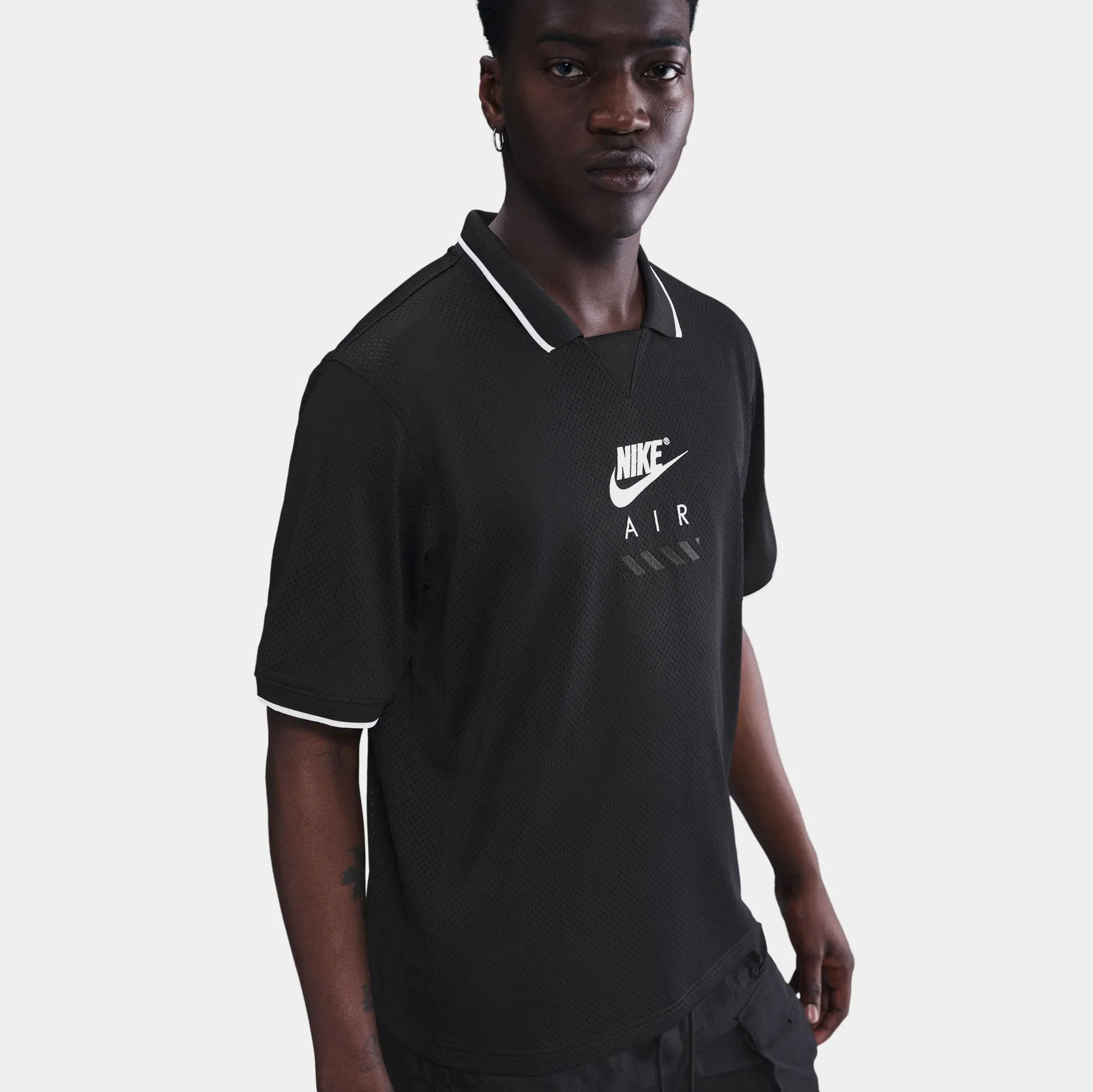 Nike NSW Oversized Football Mens Jersey (Black/White)