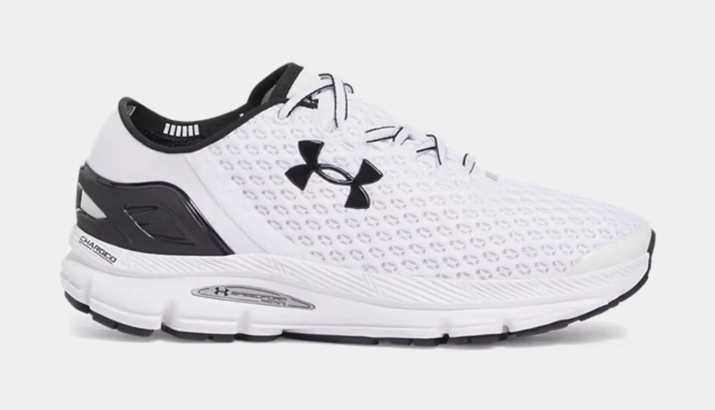 Under Armour SpeedForm Gemini Mens Running Shoes (White/Black)