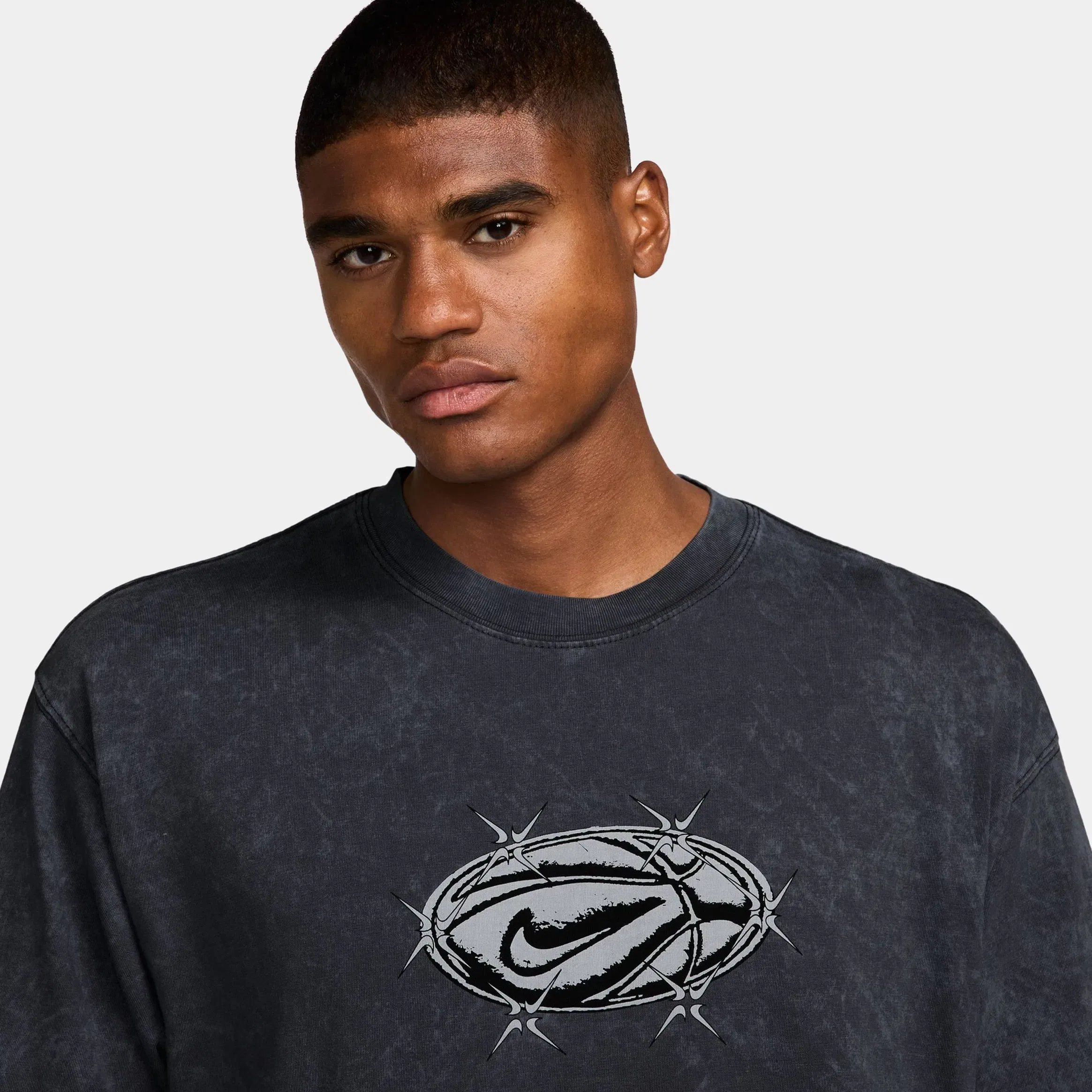 Nike Max90 Street Mens Short Sleeve Shirt (Anthracite)