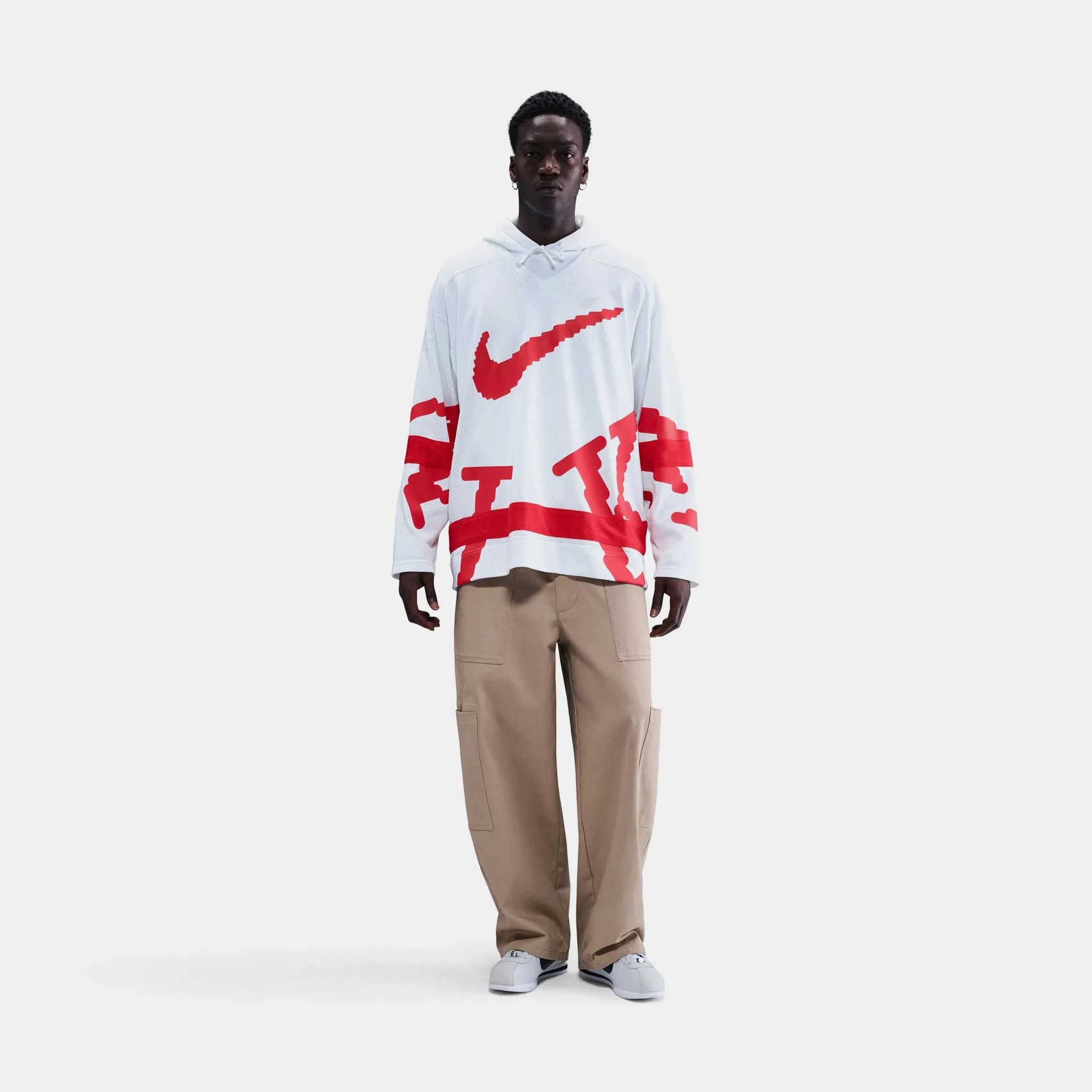 Nike NSW Club Varsity Hockey Mens Jersey (White/University Red/University Red)