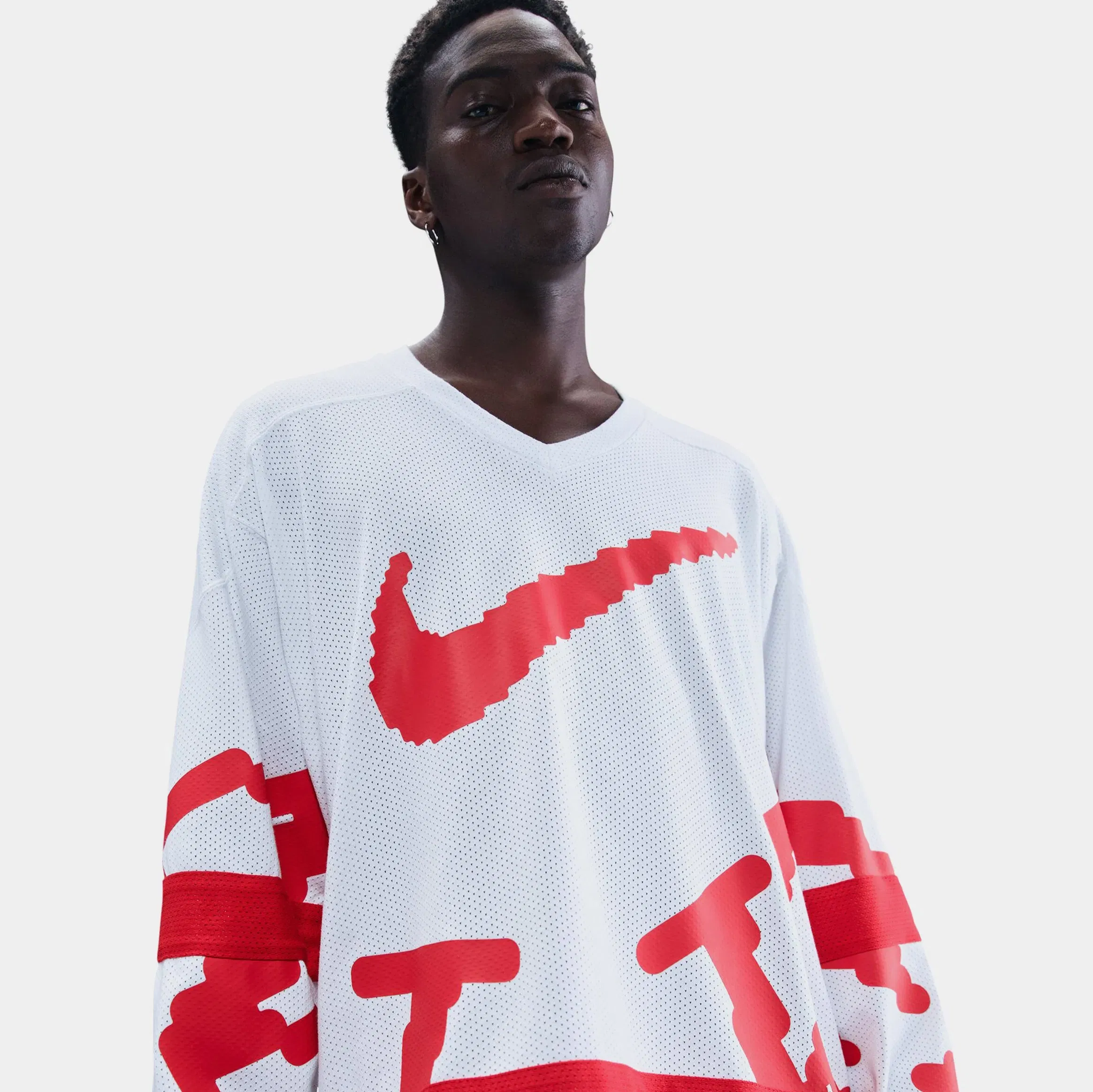 Nike NSW Club Varsity Hockey Mens Jersey (White/University Red/University Red)