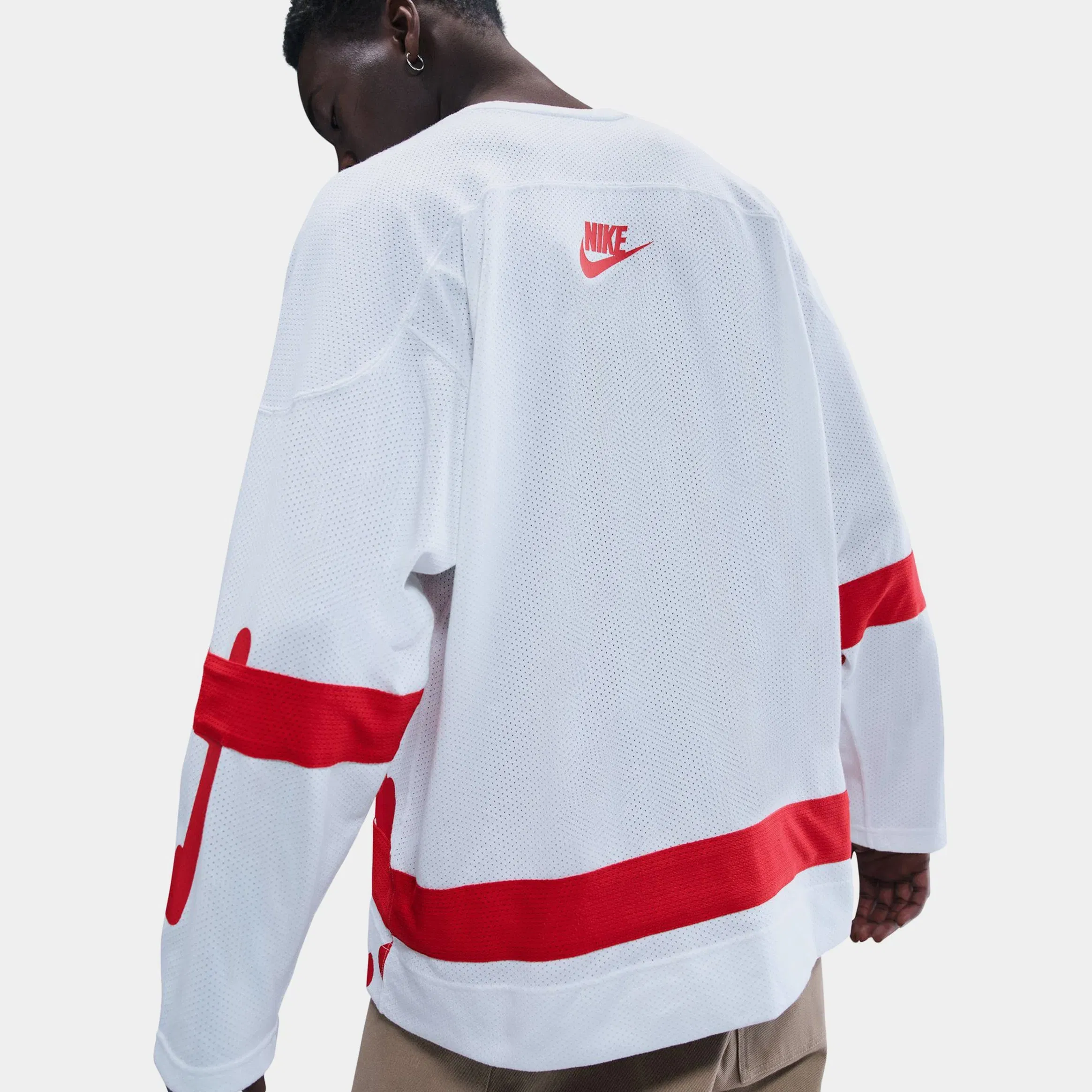 Nike NSW Club Varsity Hockey Mens Jersey (White/University Red/University Red)