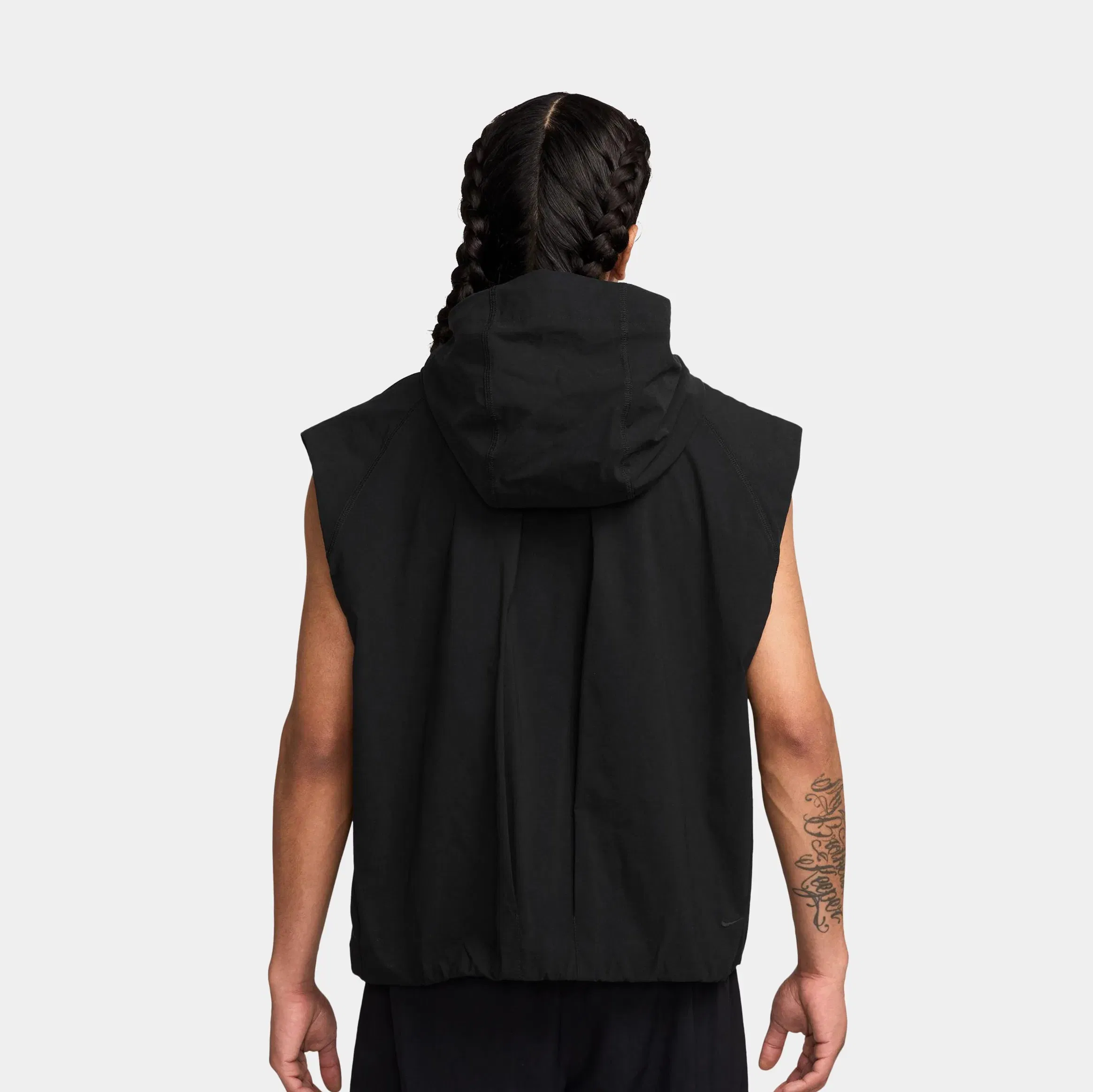 Nike Tech Dri Fit Woven Windrunner Mens Vest (Black/Black)
