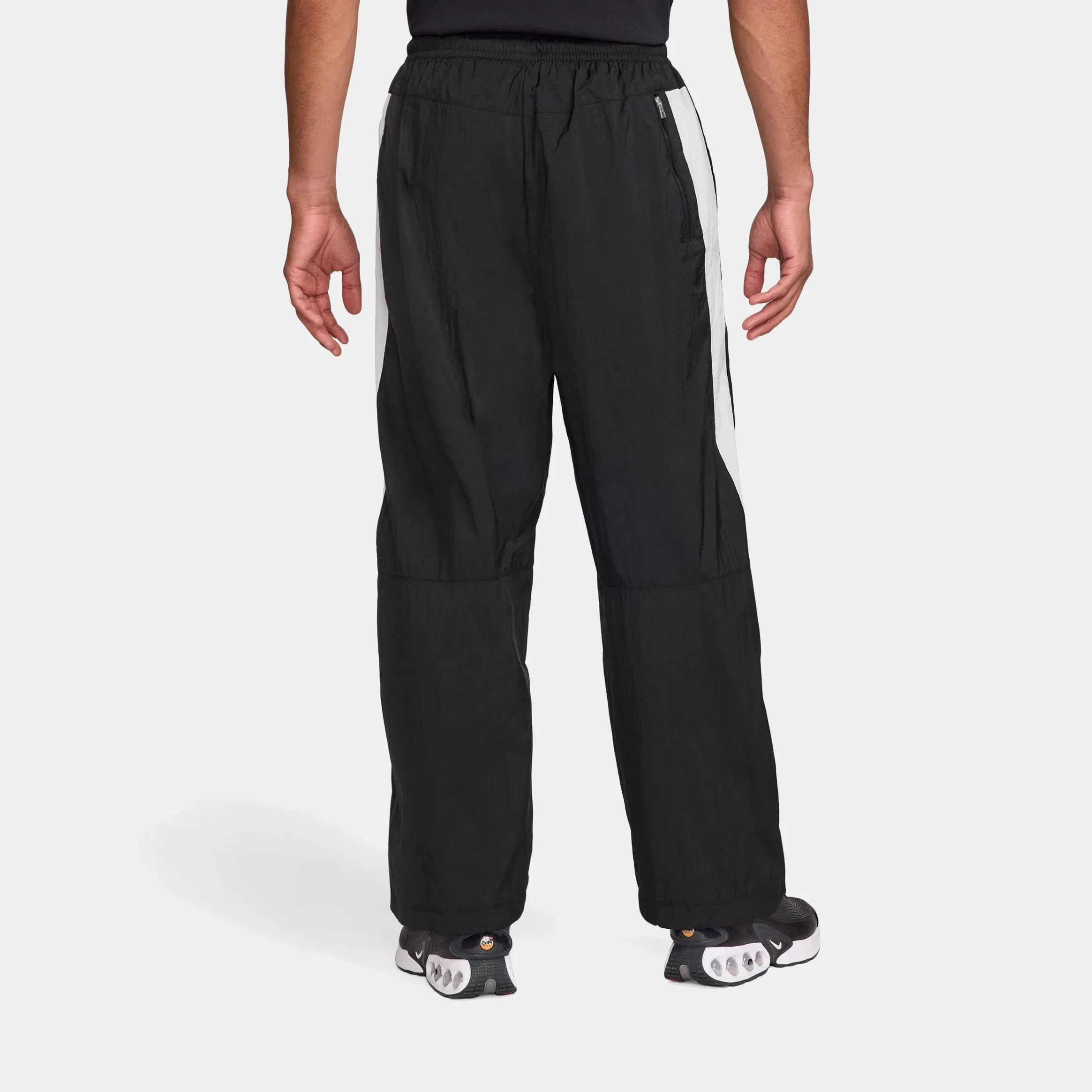 Nike NSW Air Woven Track Mens Pants (Black/White/White)