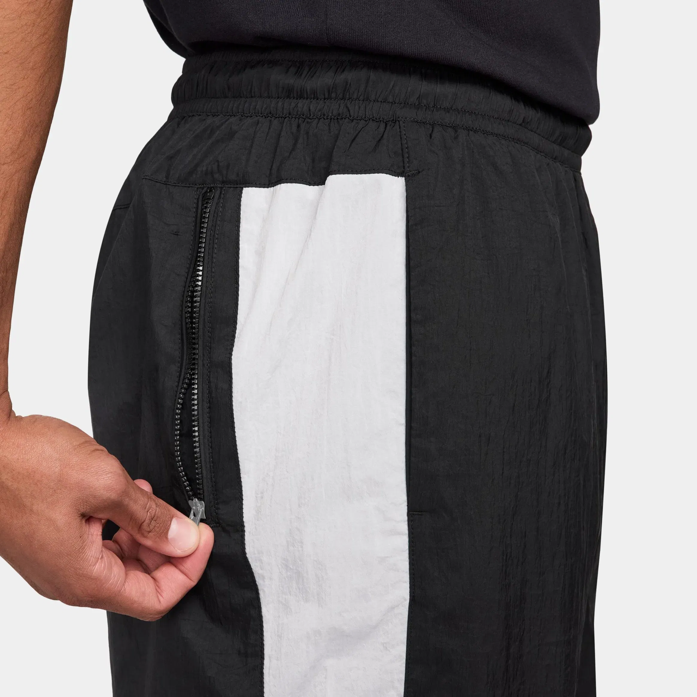 Nike NSW Air Woven Track Mens Pants (Black/White/White)
