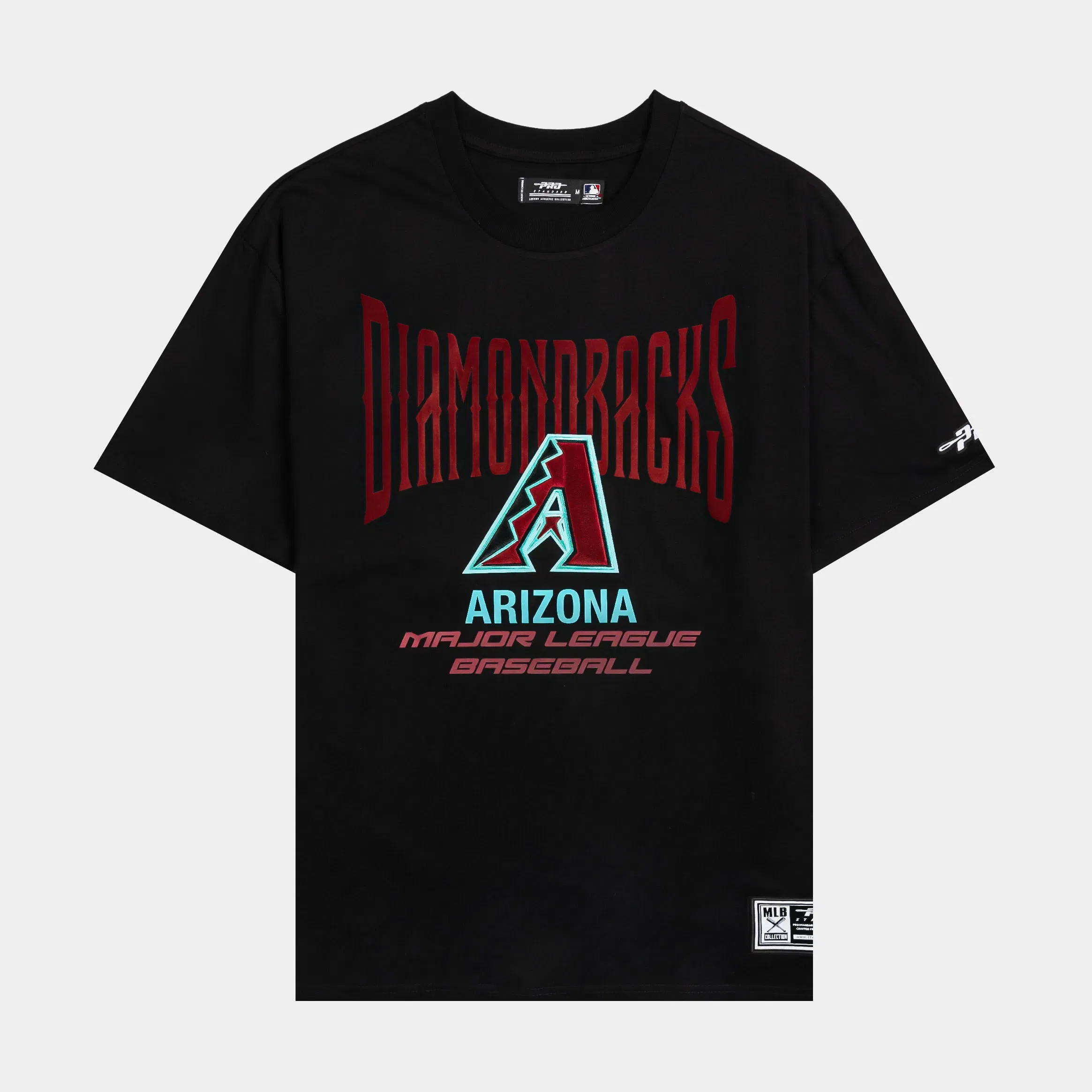 PRO STANDARD Arizona Diamondbacks City Tour Mens Short Sleeve Shirt (Black/Red)