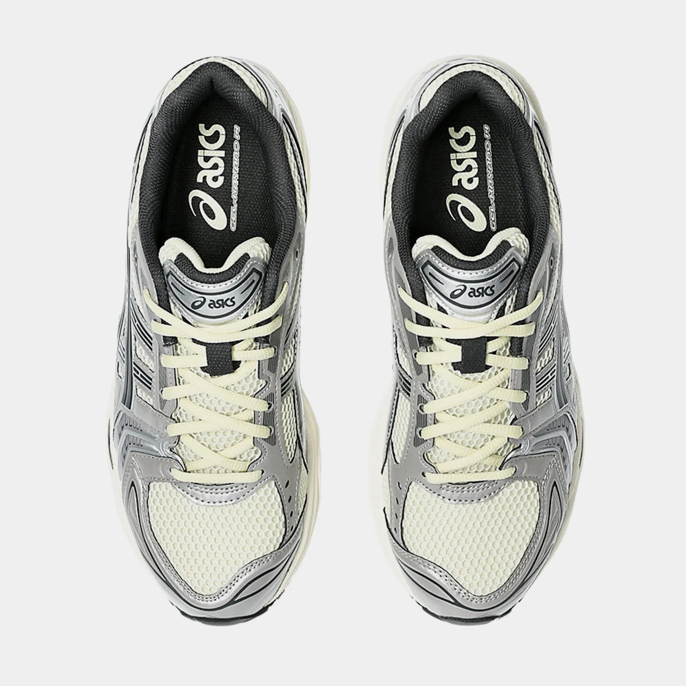 ASICS Gel Kayano 14 Mens Running Shoes (Oyster White/Steeple Grey)