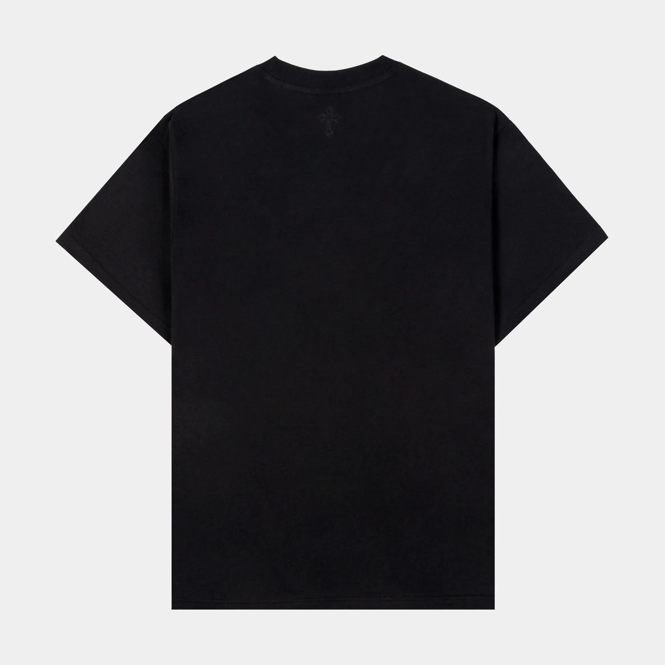 SACRE Future Cropped Mens Short Sleeve Shirt (Black)