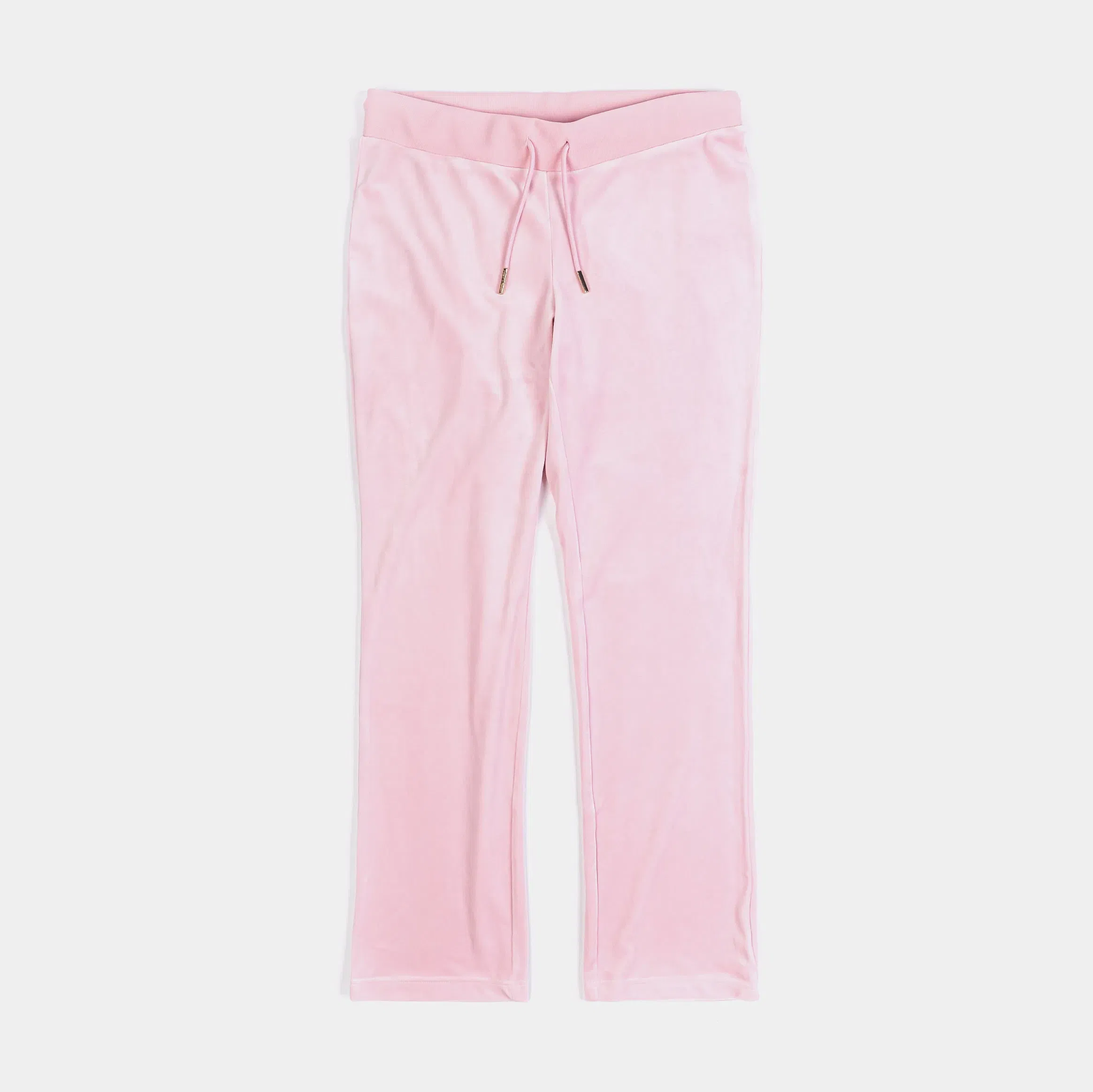 Juicy Couture Og Big Bling Velour Womens Track Pants (Pink/Gold)