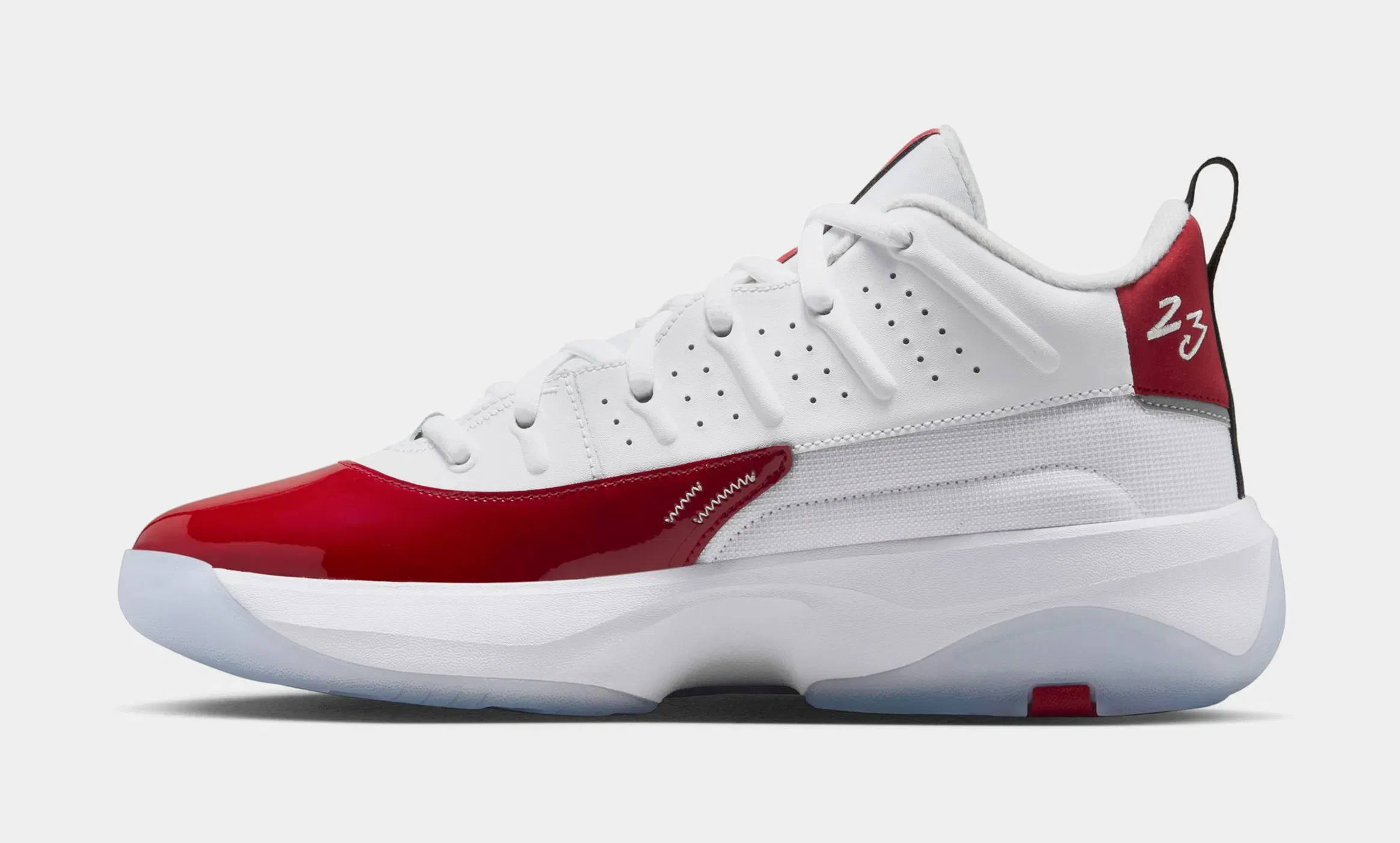 Air Jordan Max Aura 7 Mens Basketball Shoes (White/Gym Red/Black/White)