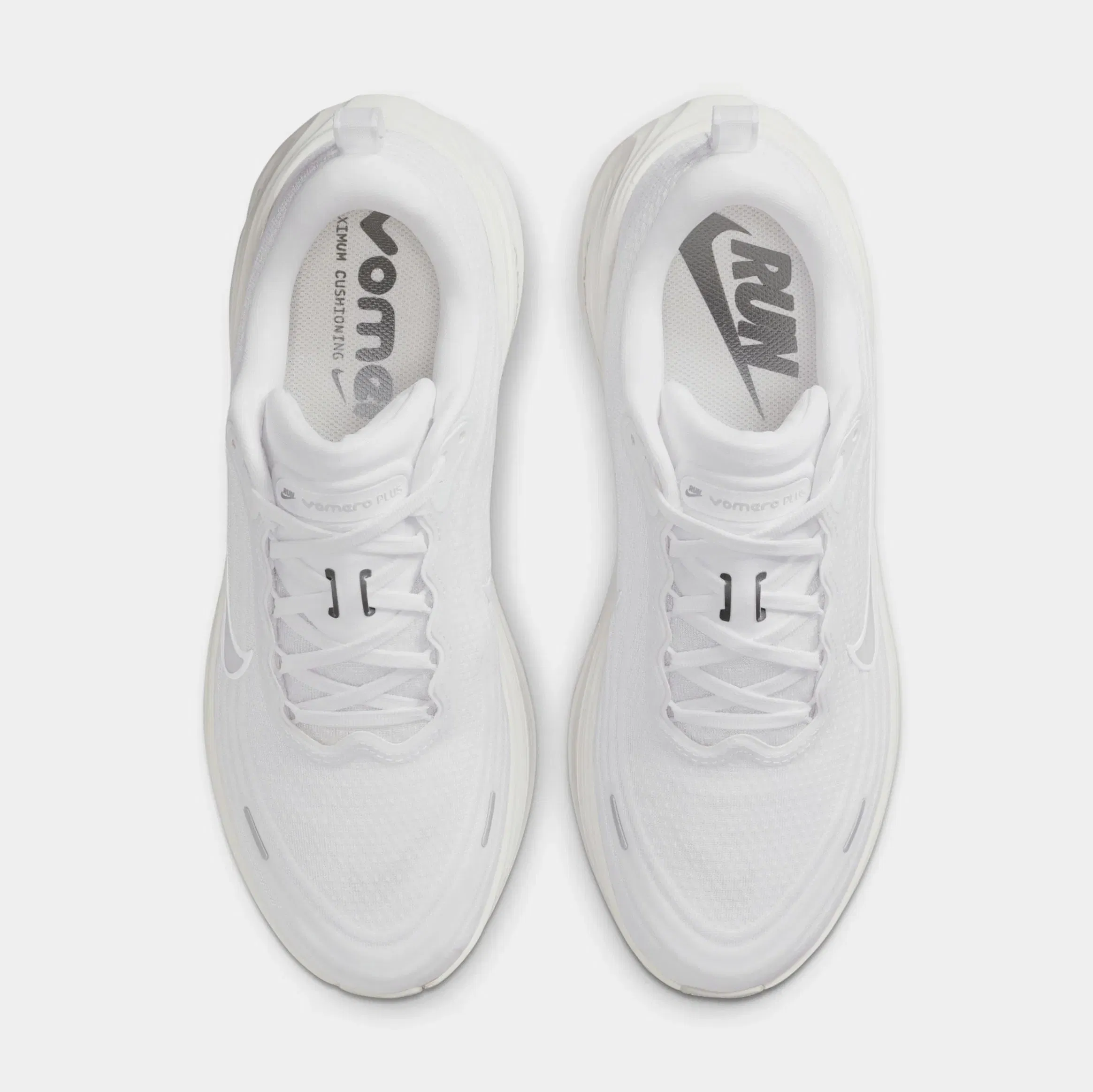 Nike Vomero Plus Mens Running Shoes (White/Photon Dust/Metallic Silver/Summit White)