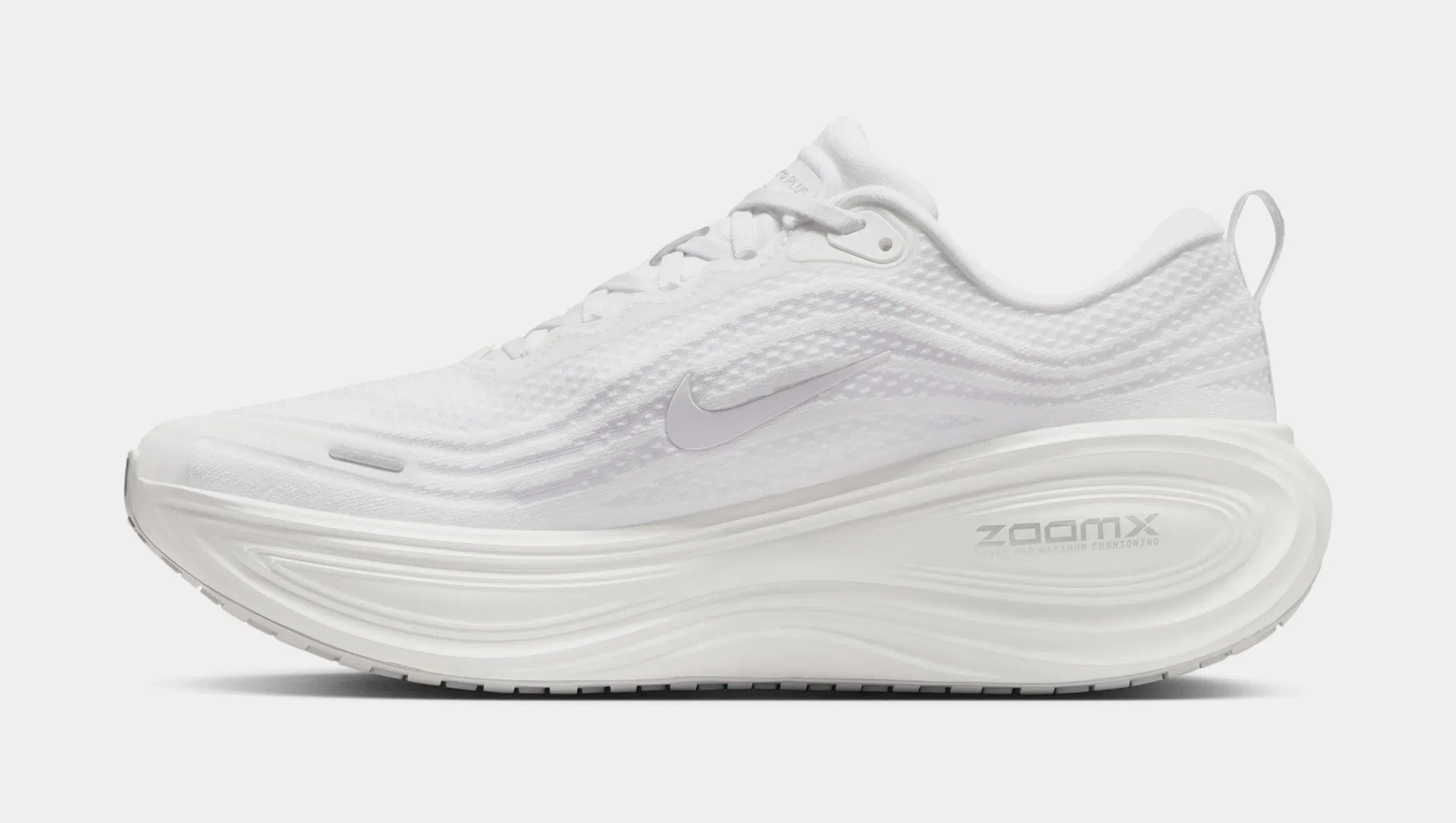 Nike Vomero Plus Mens Running Shoes (White/Photon Dust/Metallic Silver/Summit White)
