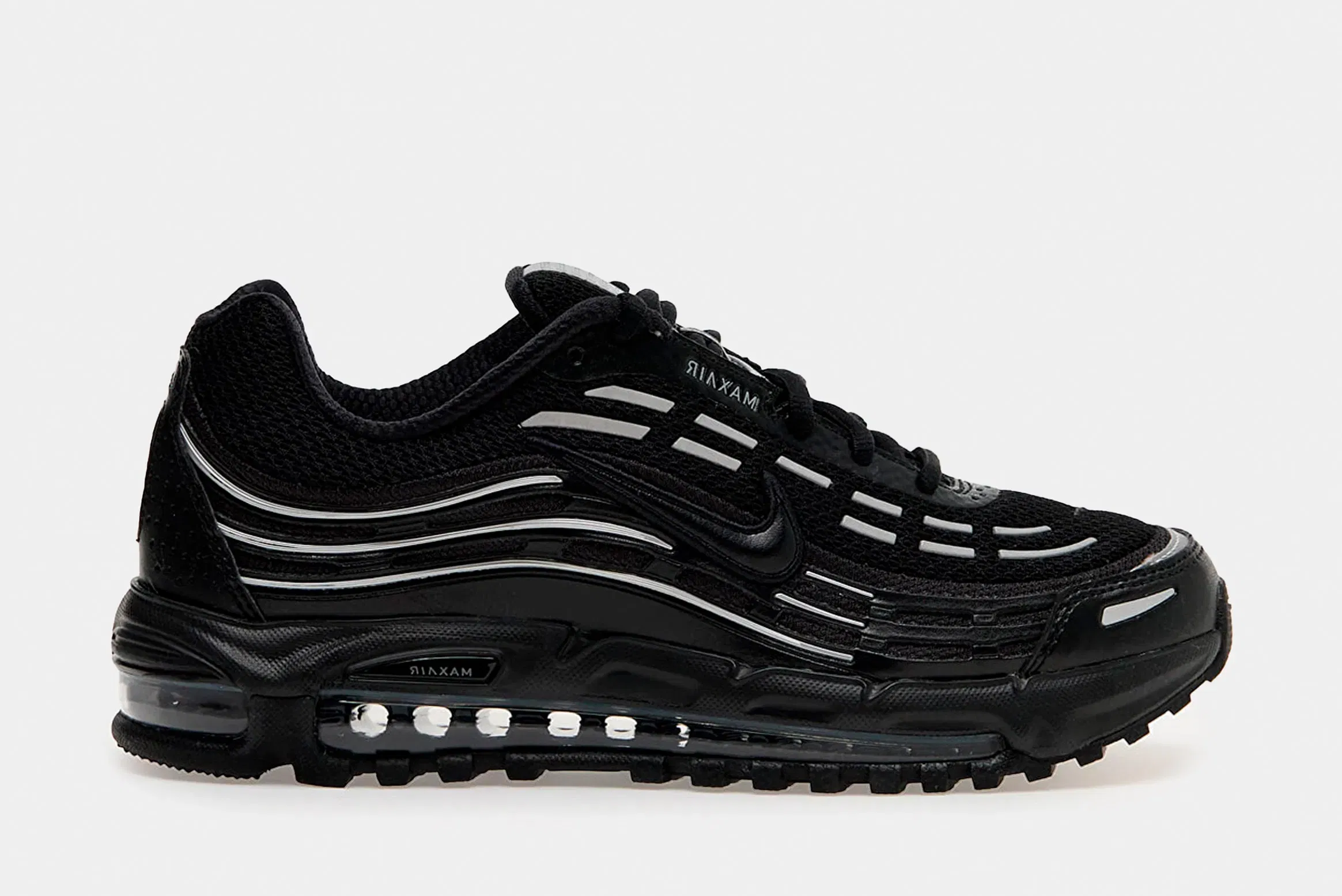Nike Air Max TL 2.5 Mens Running Shoes (Black/Metallic Silver)