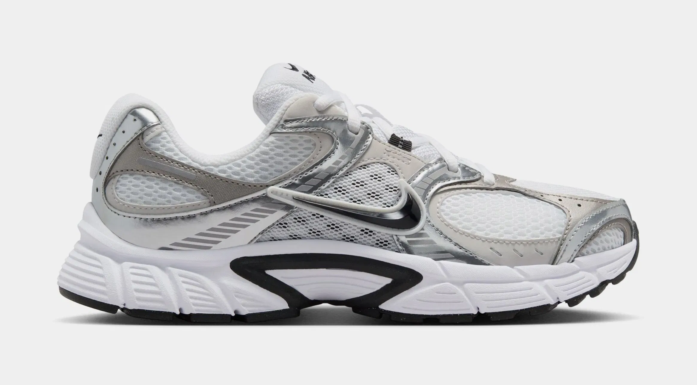 Nike V5 RNR Womens Running Shoes (White/Black/Vast Grey/Metallic Silver)