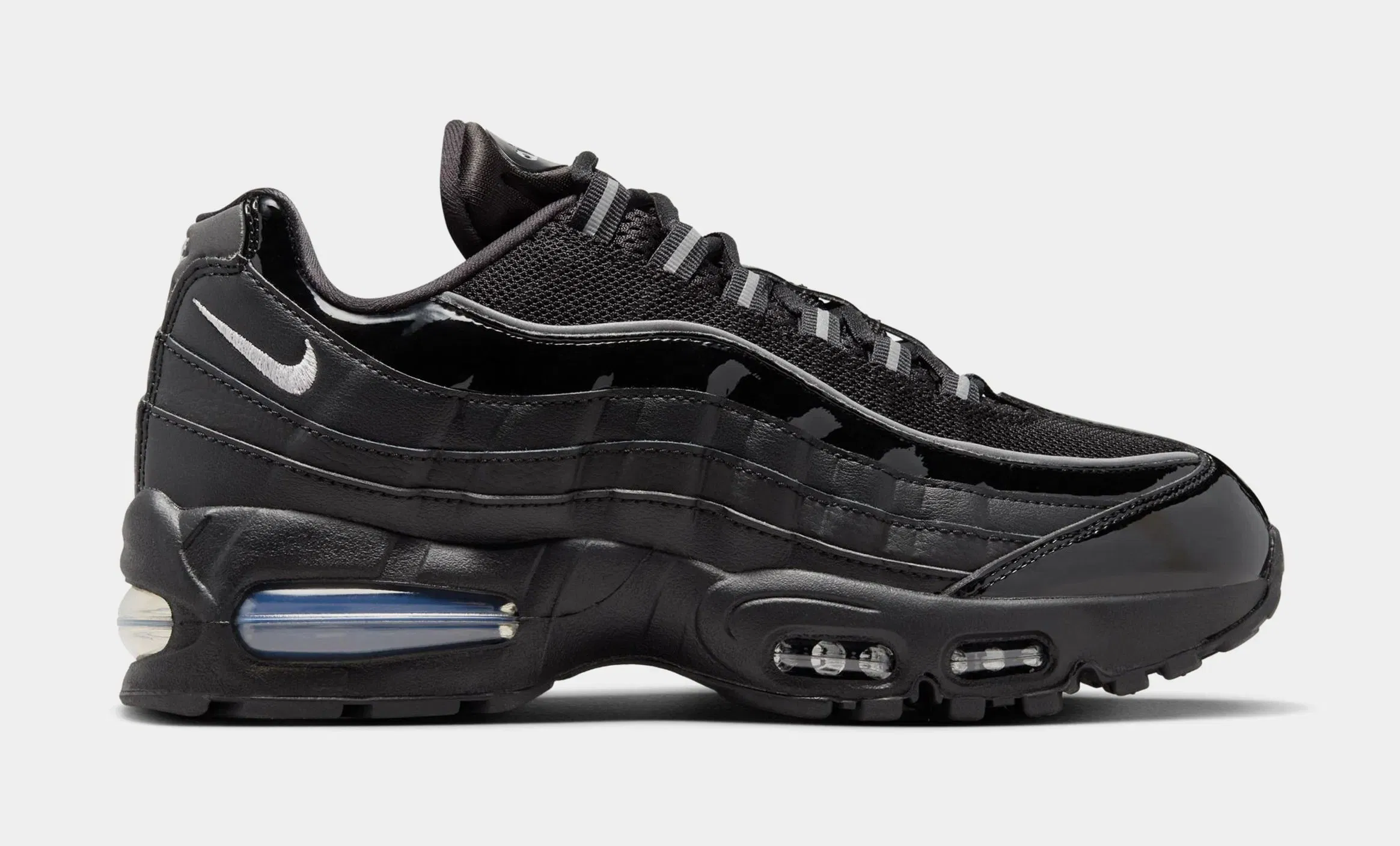 Nike Air Max 95 Womens Running Shoes (Black/Reflect Silver/White/Metallic Silver)