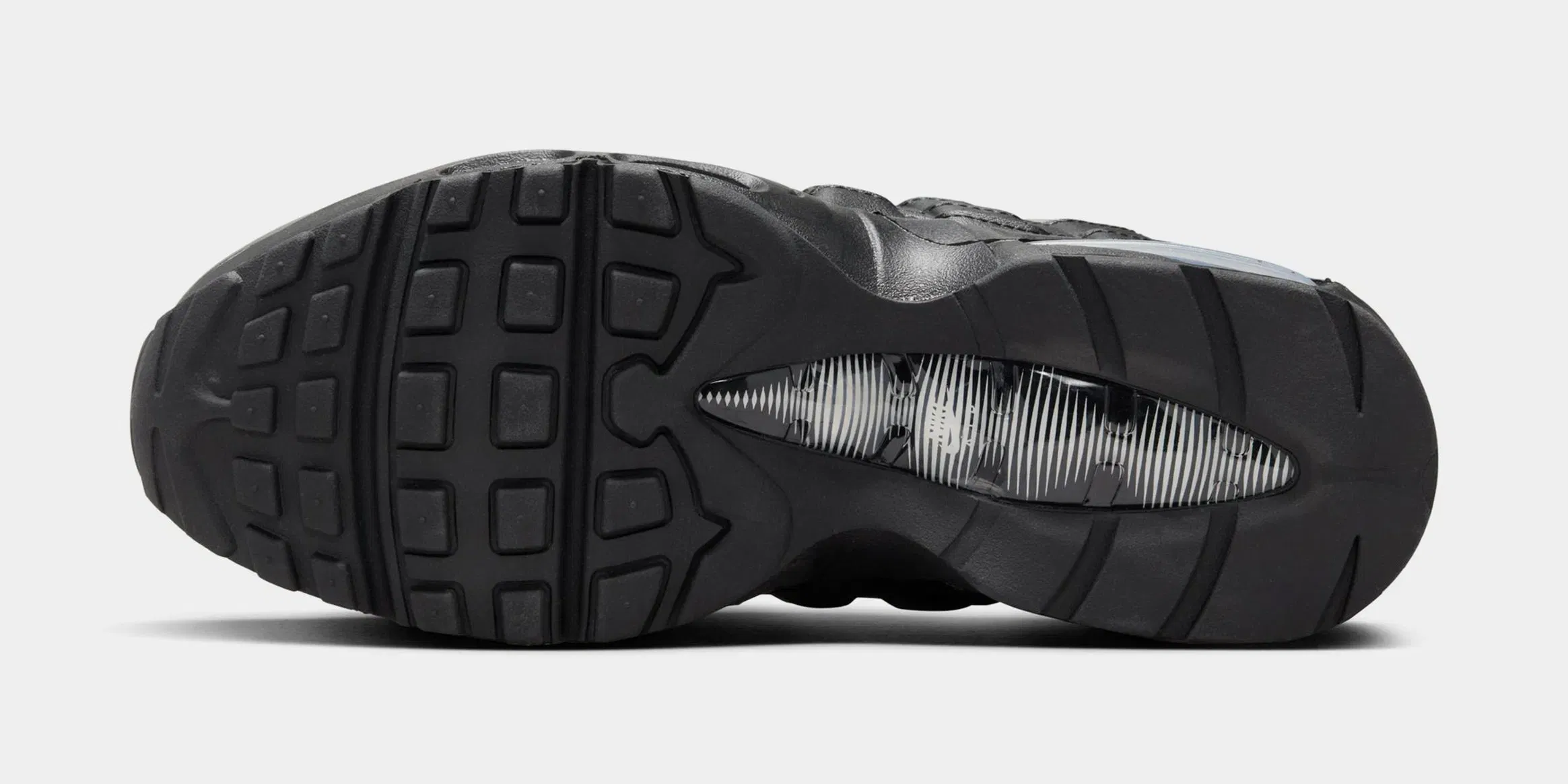 Nike Air Max 95 Womens Running Shoes (Black/Reflect Silver/White/Metallic Silver)