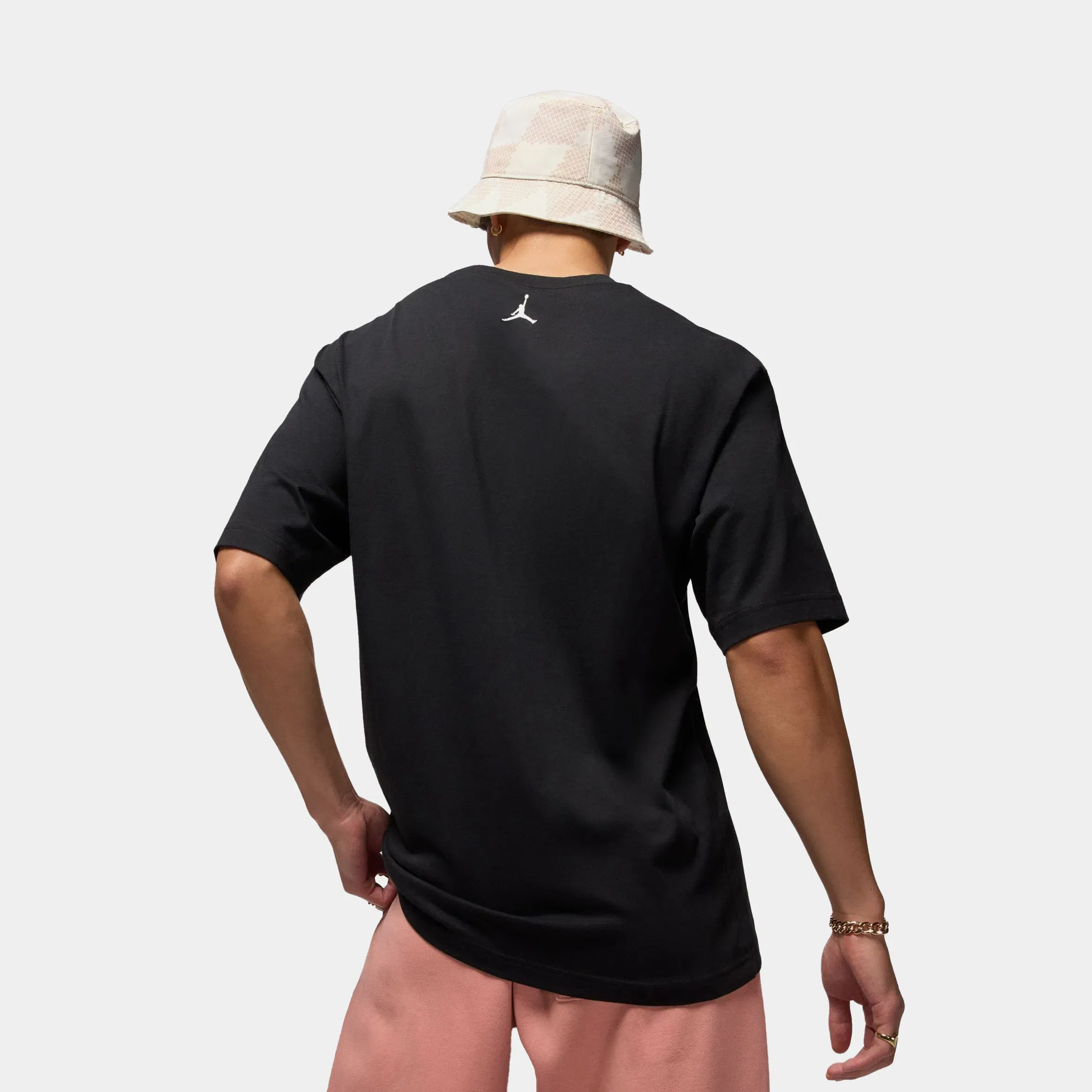 Air Jordan Goat Mens Short Sleeve Shirt (Black/White)
