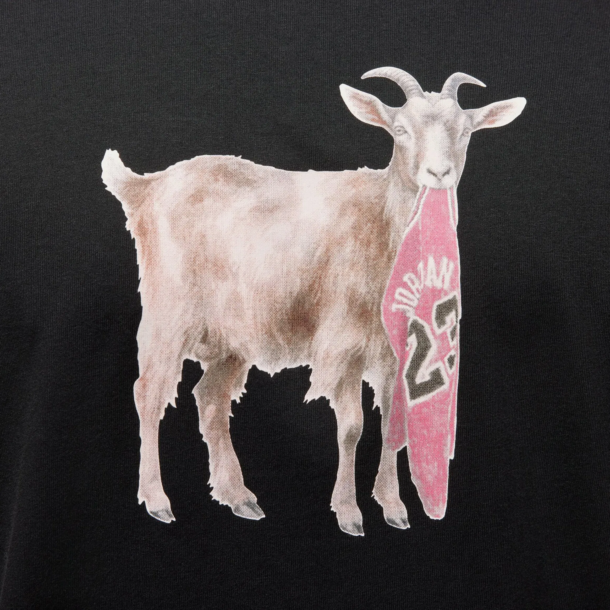 Air Jordan Goat Mens Short Sleeve Shirt (Black/White)