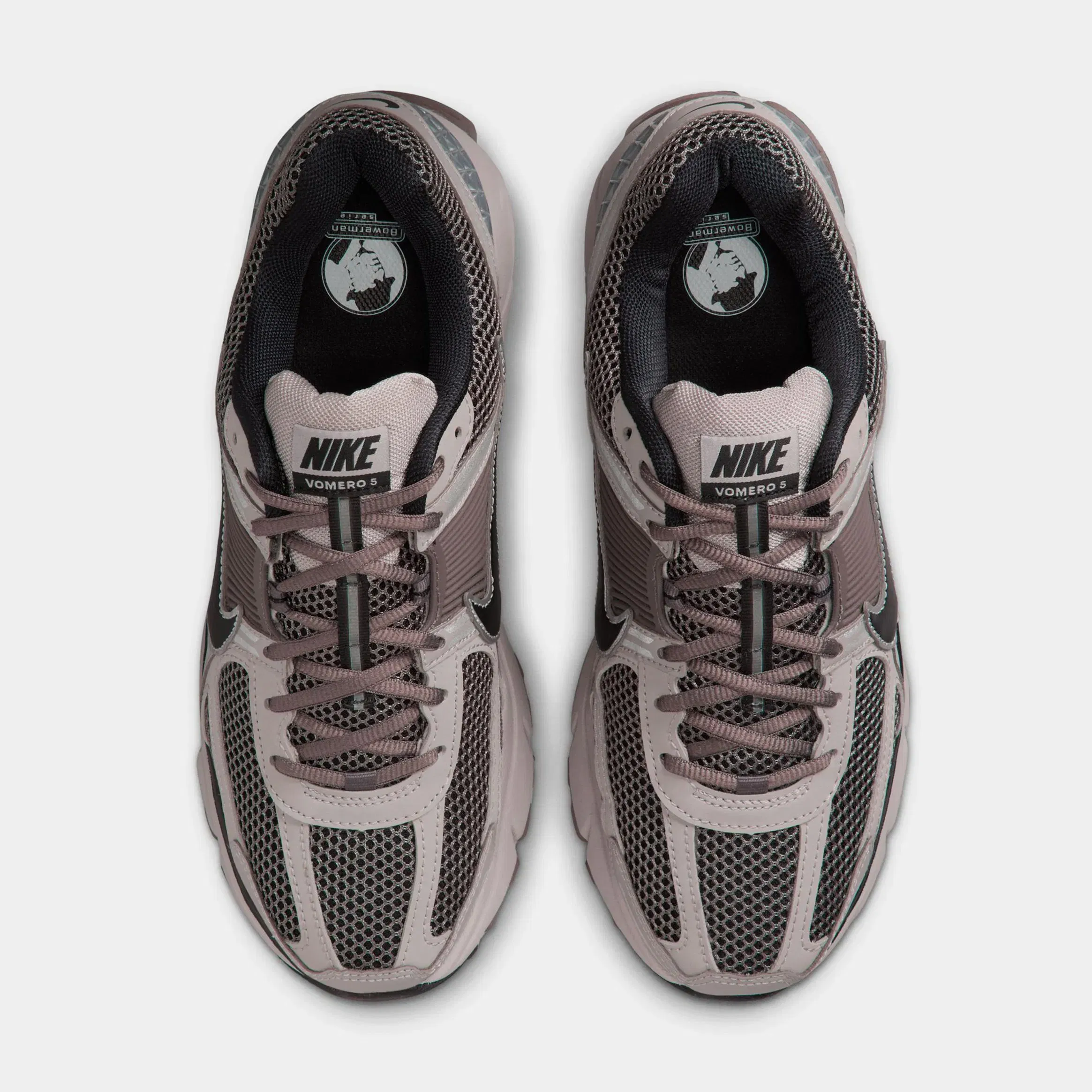 Nike Zoom Vomero 5 Mens Running Shoes (College Grey/Black/Cave Stone)