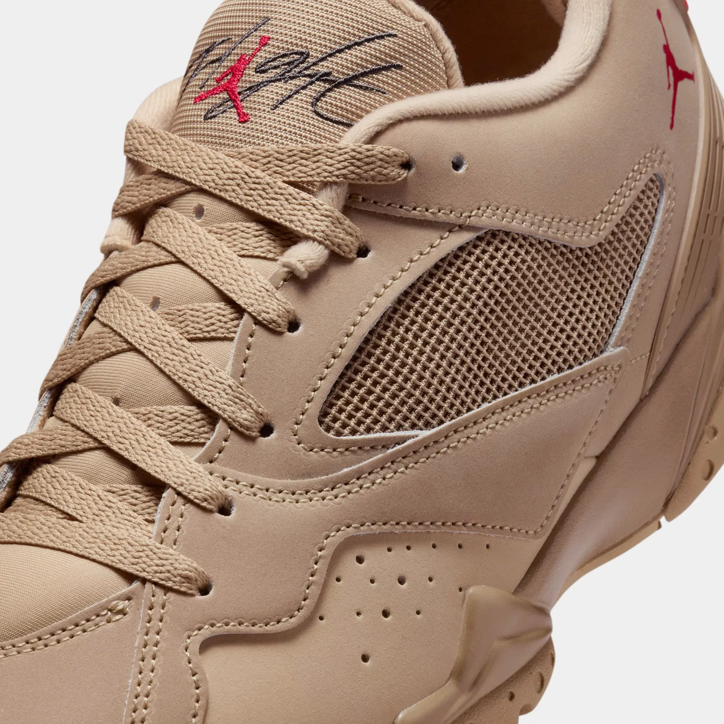 Air Jordan MVP 92 Mens Lifestyle Shoes (Desert Camo/Mushroom/Anthracite/Fire Red)