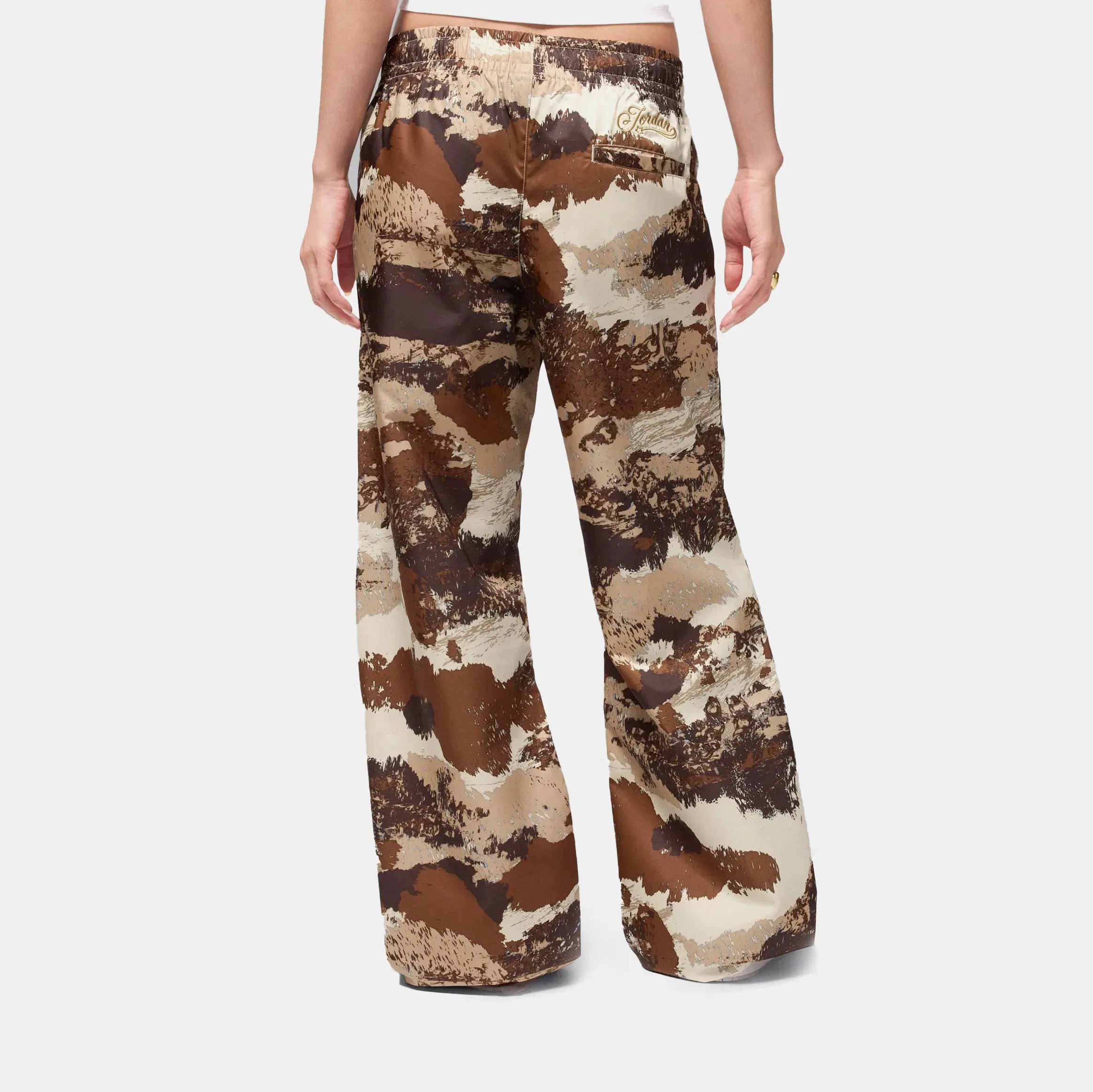 Air Jordan Brooklyn Novelty Camo Womens Pants (Khaki/Brown)